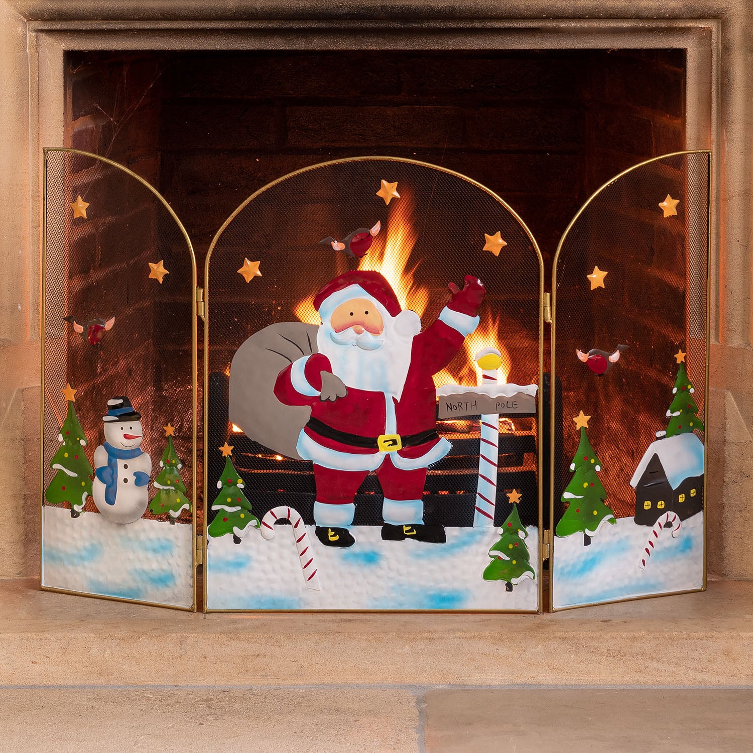 Christmas Fire Guard – 49cm Tall - Image 9