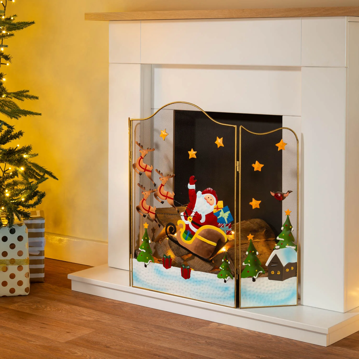 Christmas Fire Guard – 61cm Tall - Image 3
