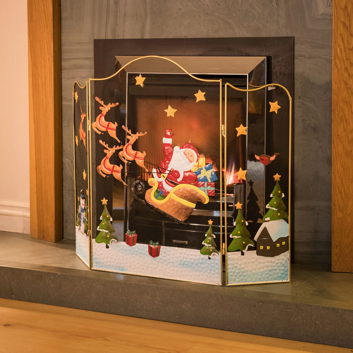 Christmas Fire Guard – 61cm Tall - Image 4