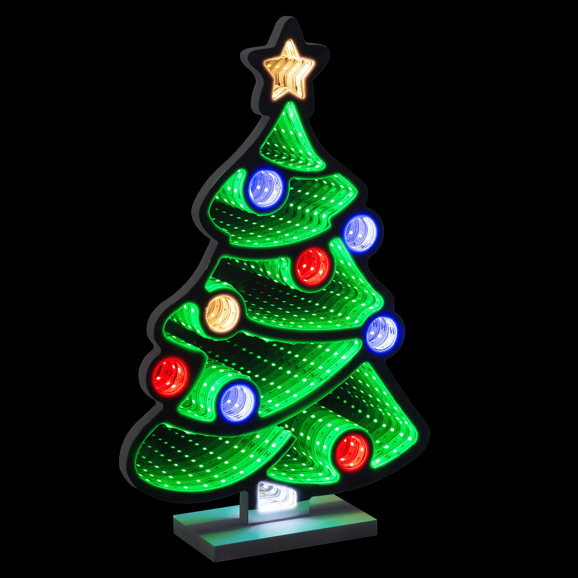Christmas Tree Infinity Light (40cm) - Image 3