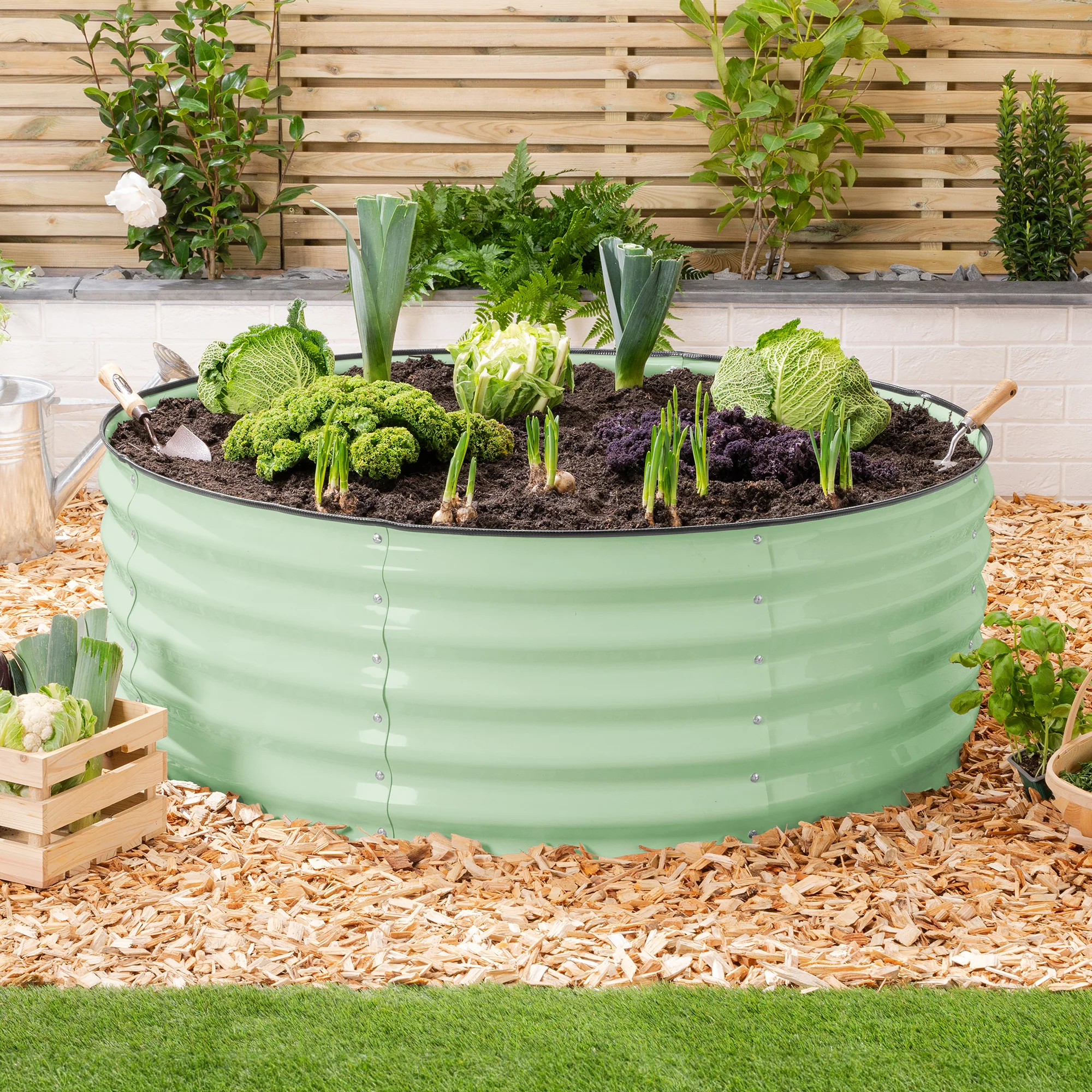 Circular Raised Garden Bed - Image 21