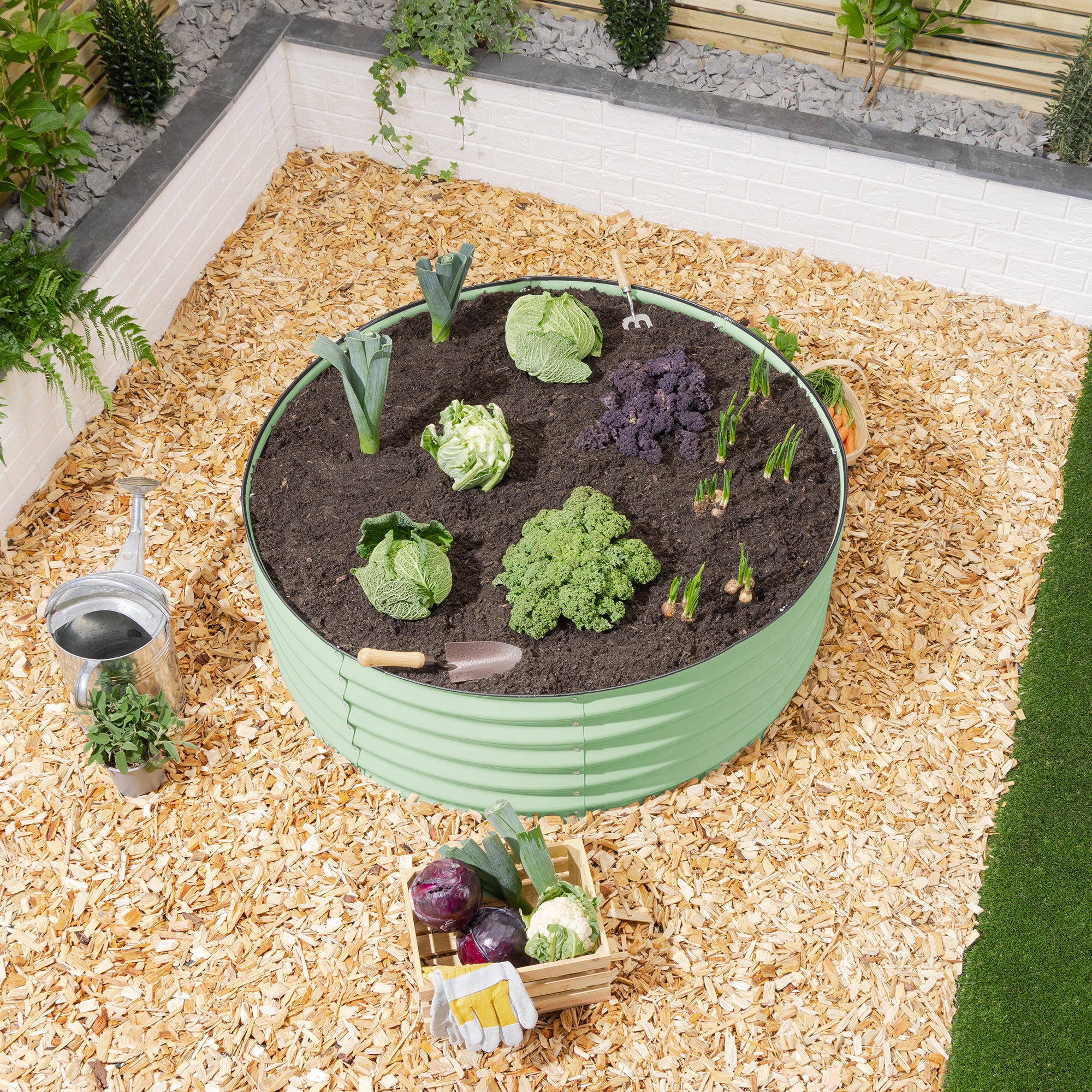 Circular Raised Garden Bed - Image 23