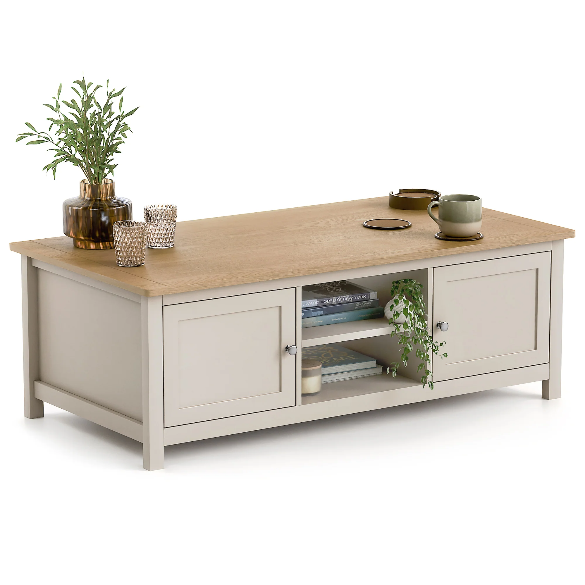Dartmouth Coffee Table with Cupboard Storage - Image 13