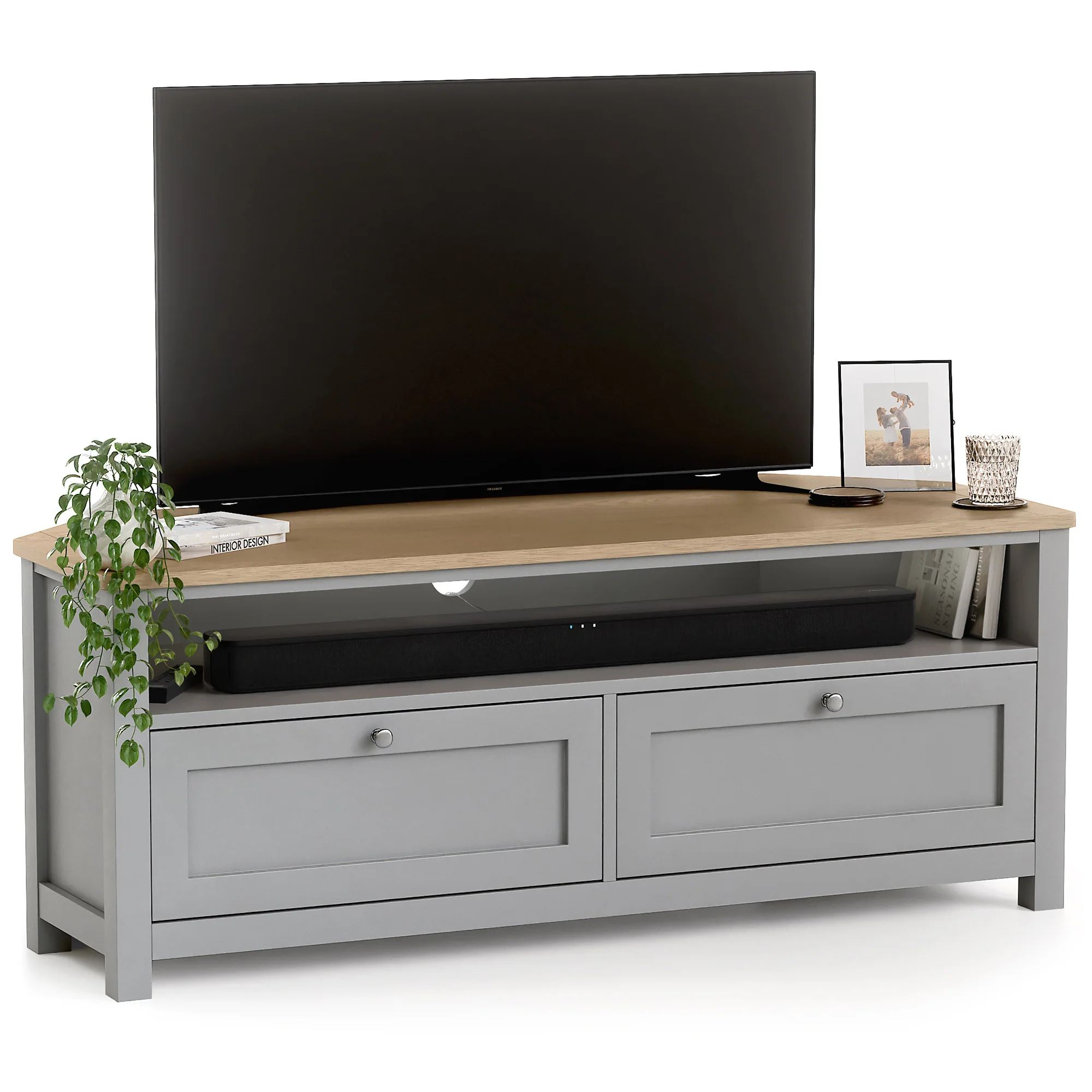 Dartmouth Corner TV Unit with Storage - Image 9