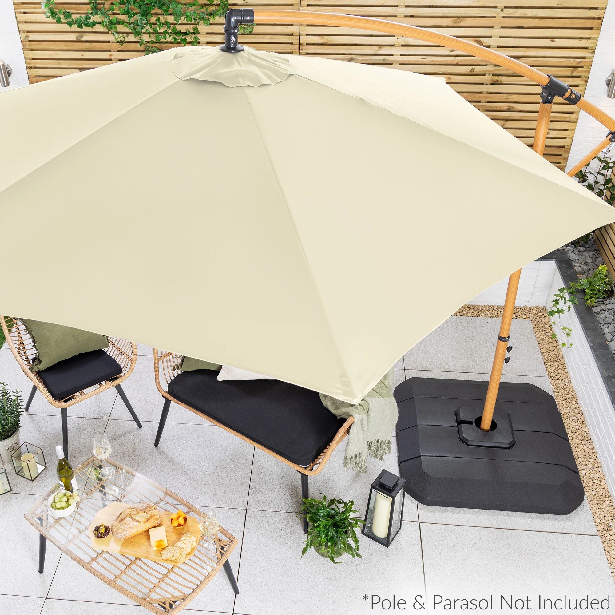 Deluxe Banana Parasol Base – 70kg - Image 3
