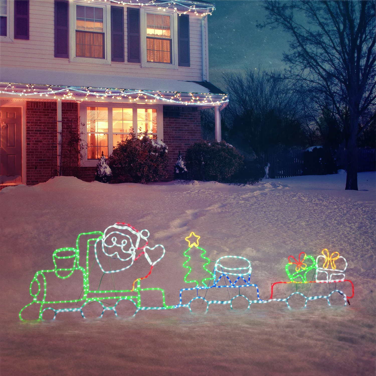 Christmas Train Rope Light Decoration - Image 4