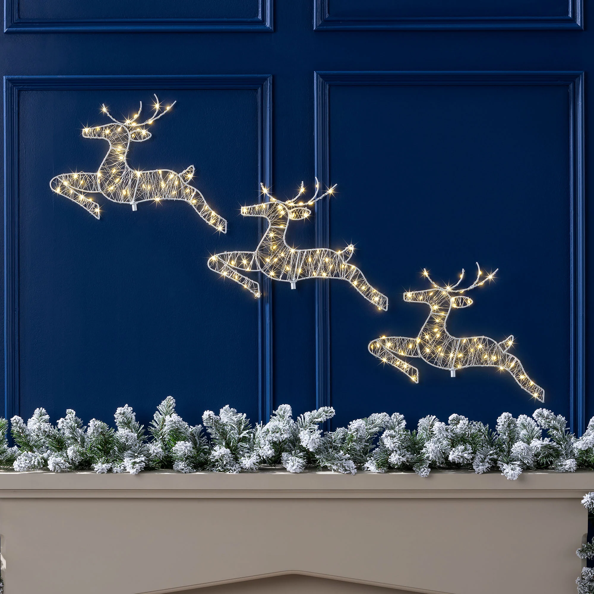 Flashing Reindeer Path Lights (Set of 3) - Image 3