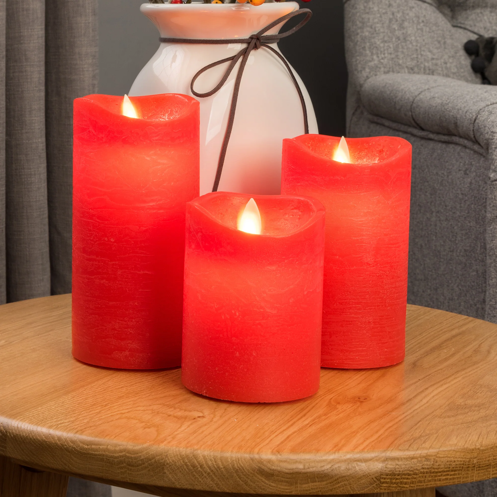 Flicker Flame LED Candles (Set of 3) - Image 4