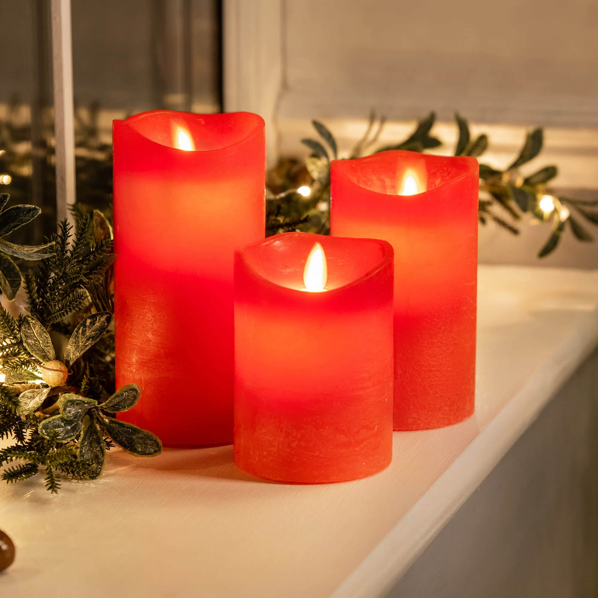 Flicker Flame LED Candles (Set of 3) - Image 5