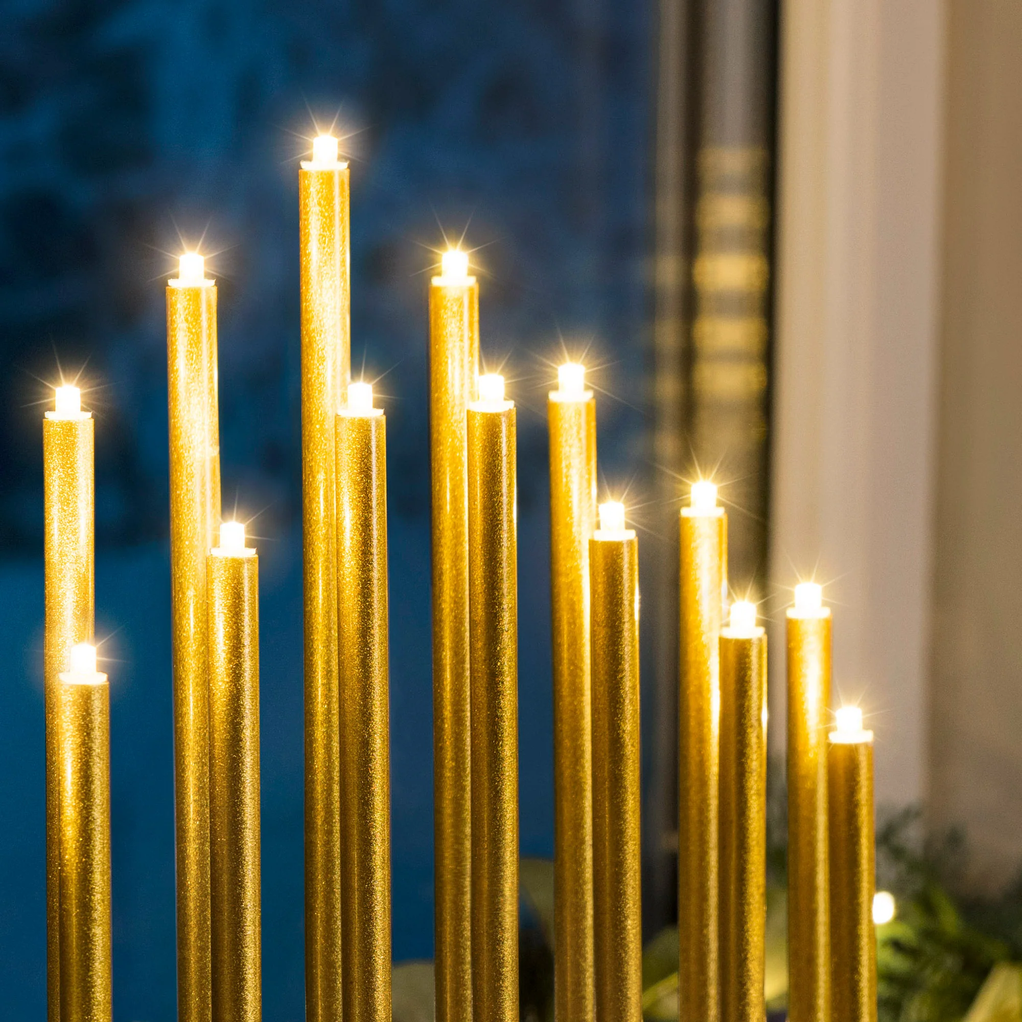 Gold Candle Bridge Tower Light - Image 3