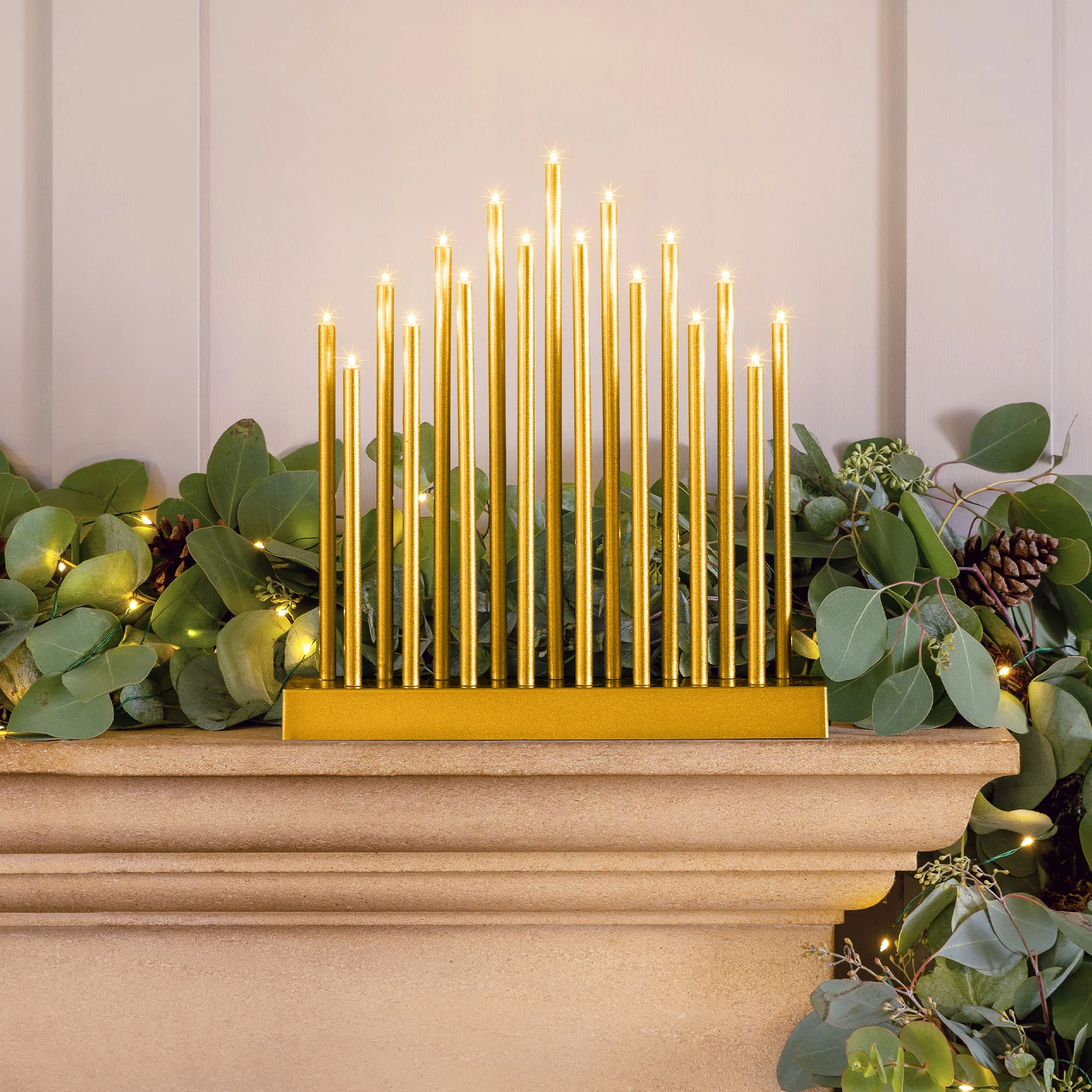 Gold Candle Bridge Tower Light - Image 4