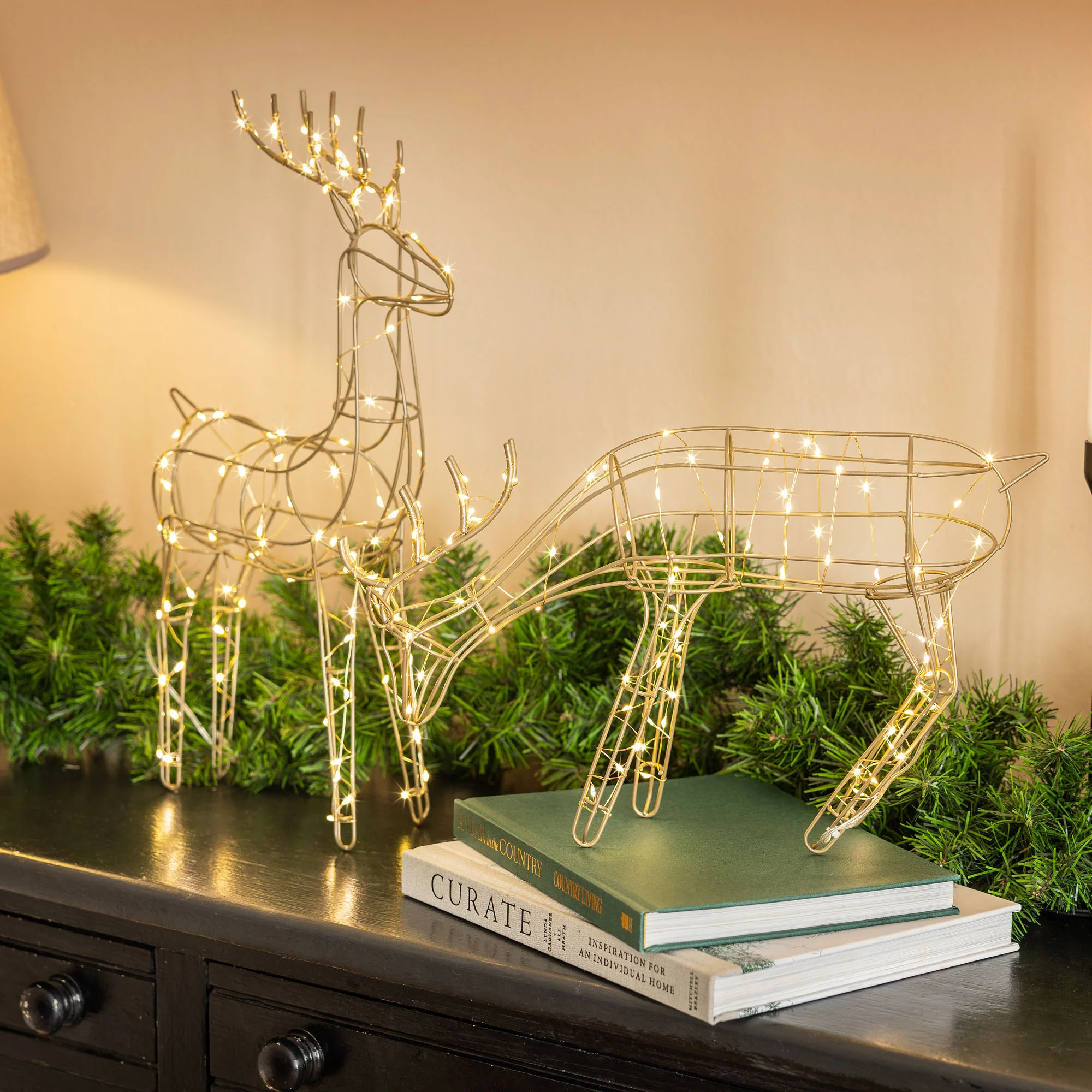 Gold LED Reindeer - Image 4