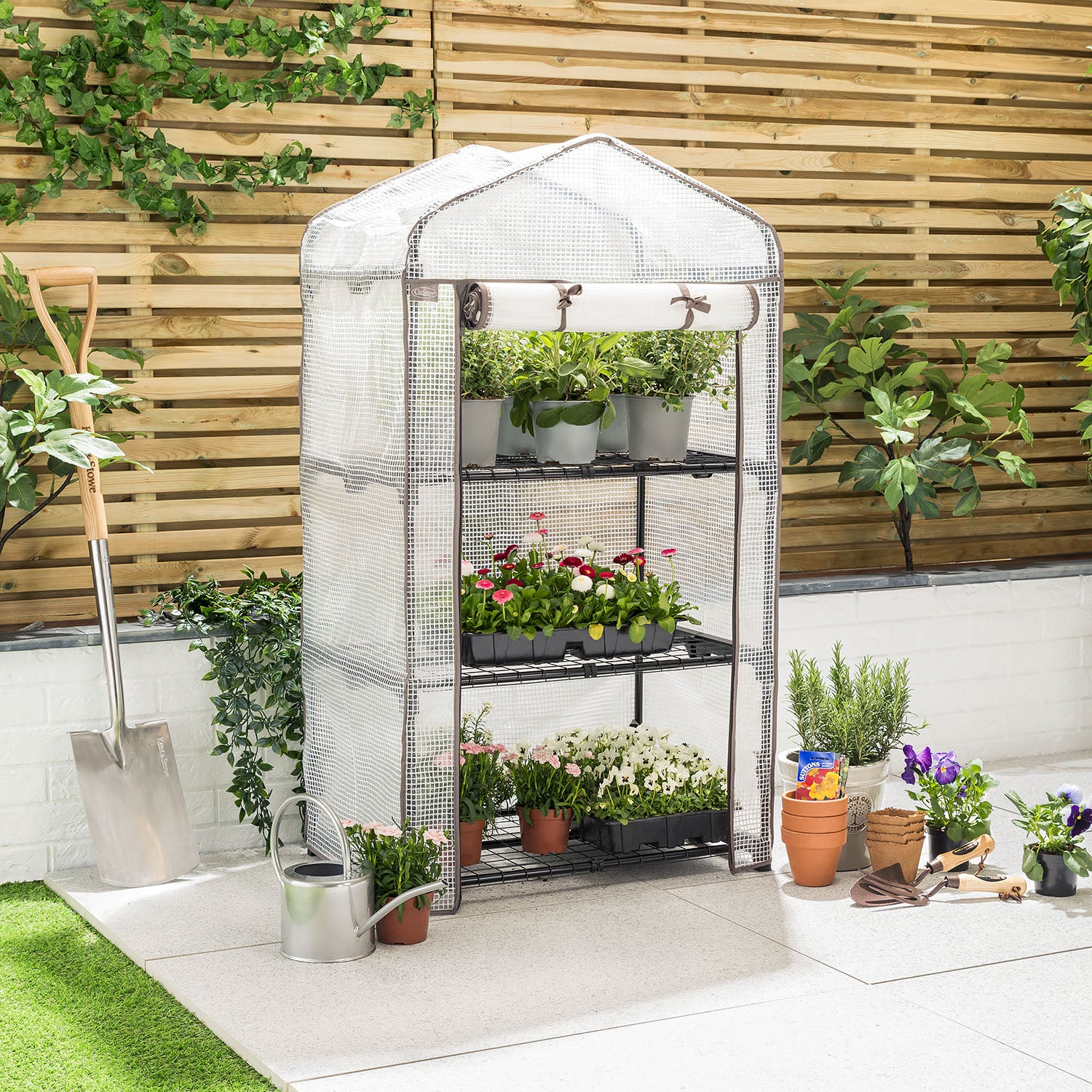 Mini Greenhouse with PE Cover