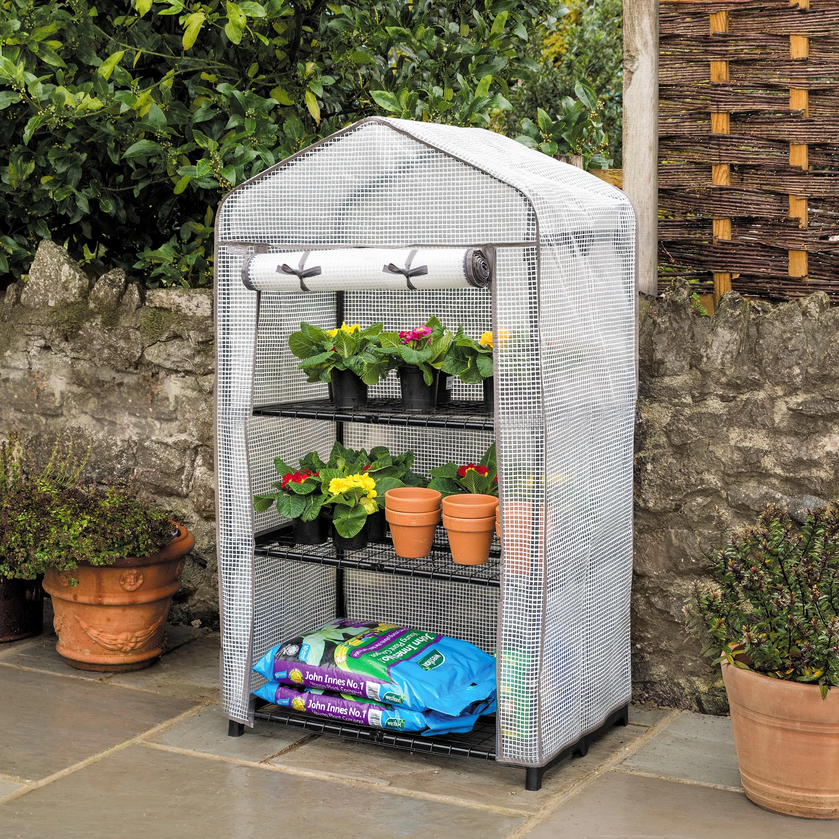 Mini Greenhouse with PE Cover - Image 2