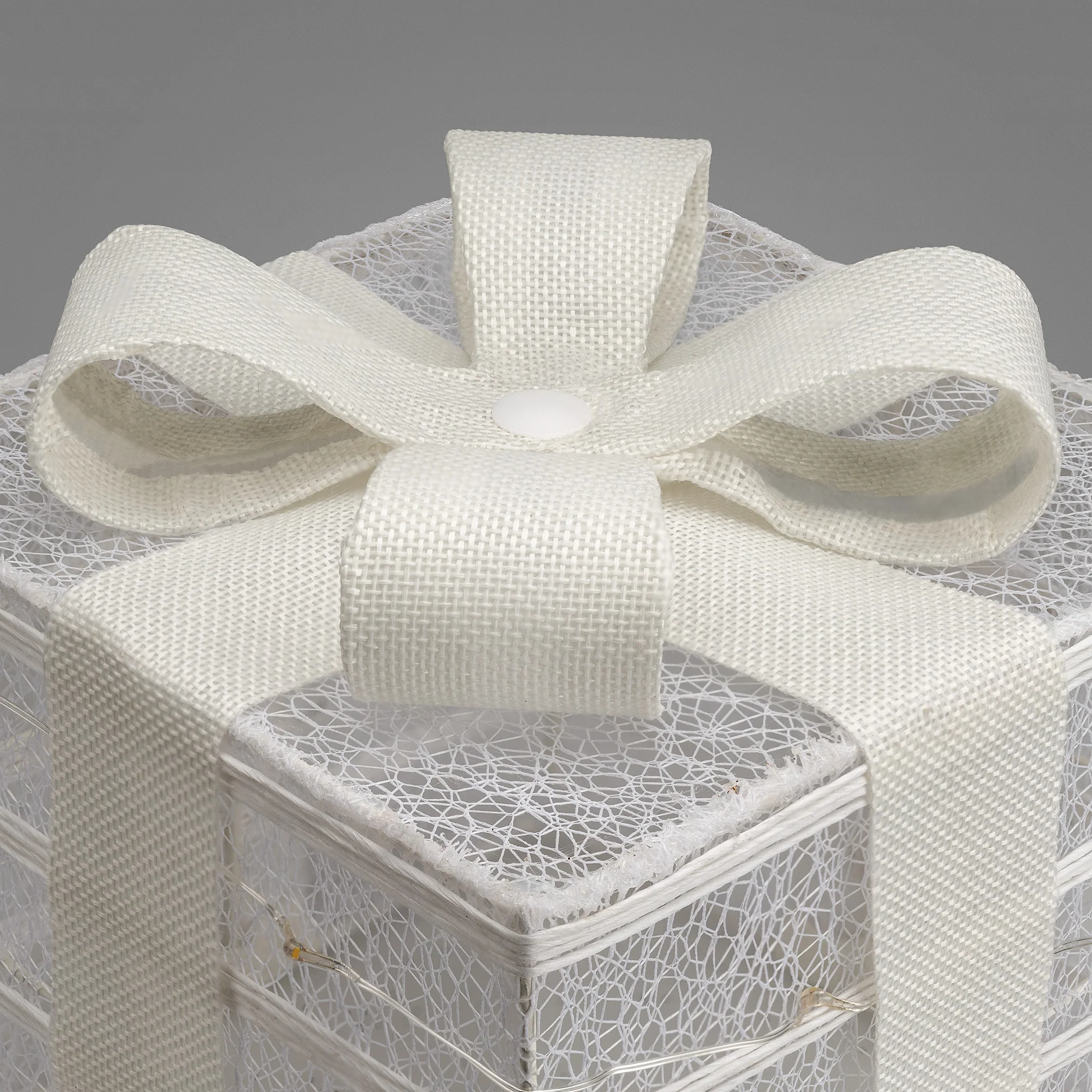 Hessian Christmas Parcel Lights (Set of 3) - Image 2