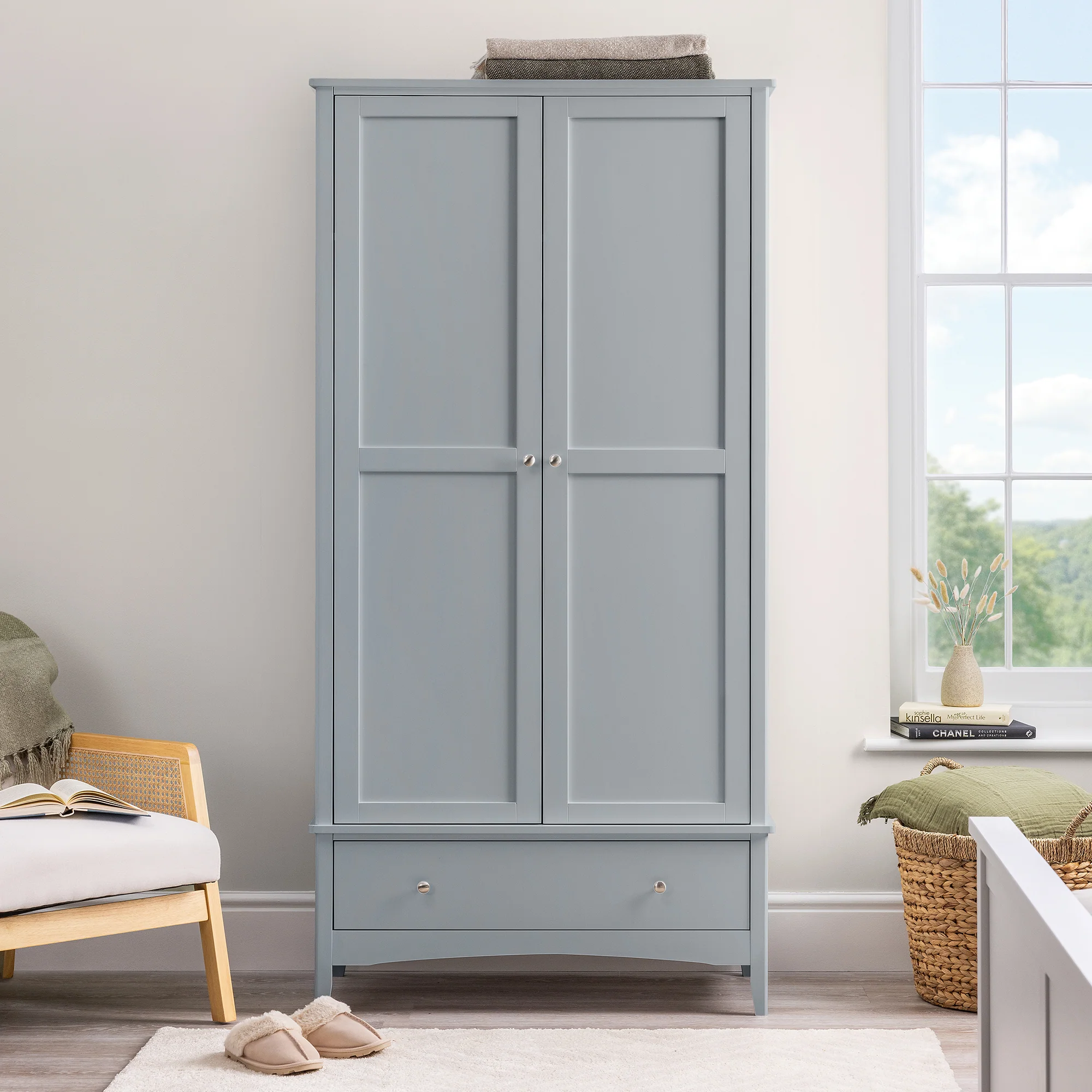Ilsington Double Wardrobe with Drawer - Image 19