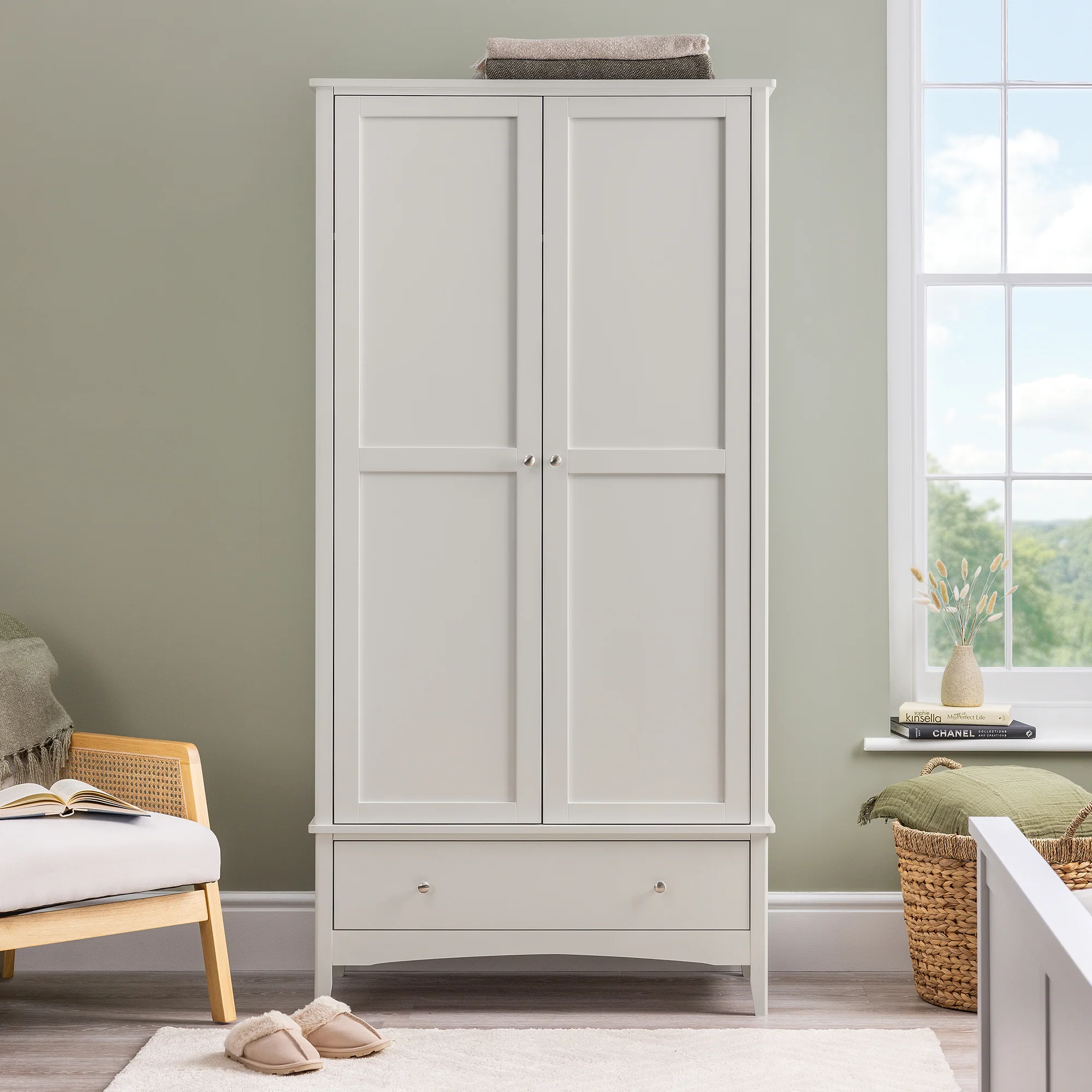 Ilsington Double Wardrobe with Drawer - Image 21