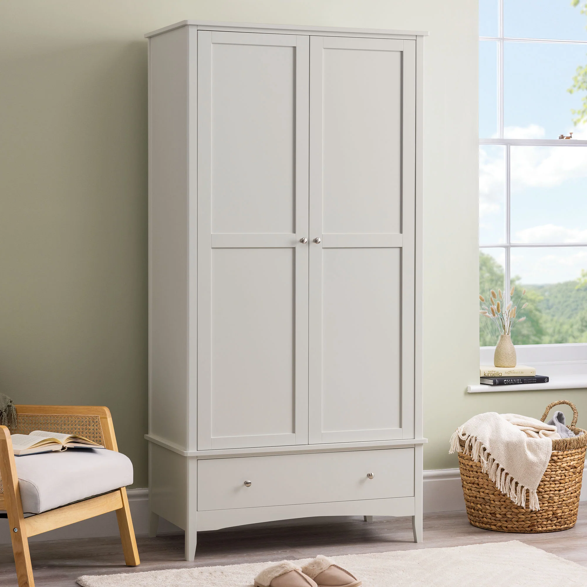 Ilsington Double Wardrobe with Drawer - Image 28