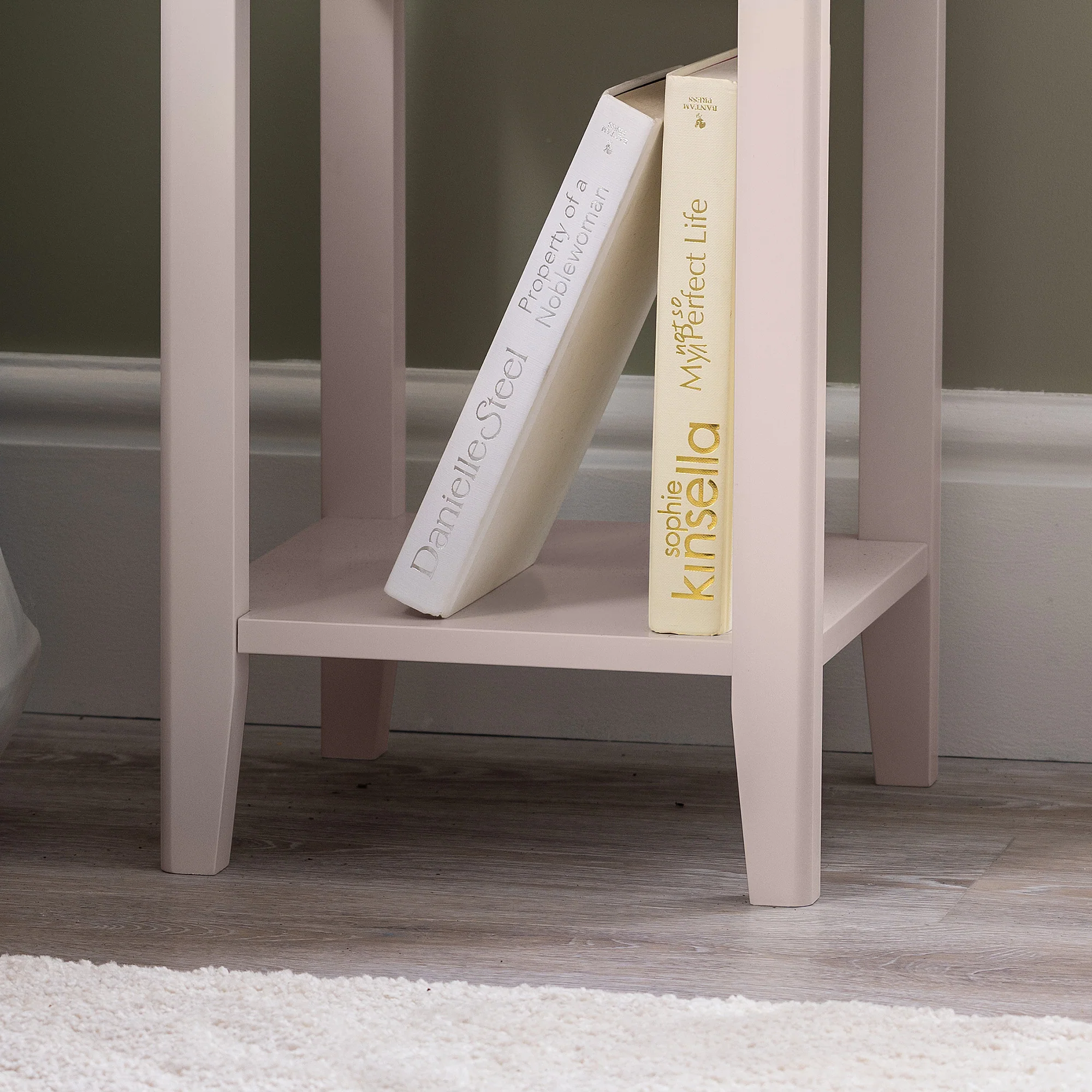 Ilsington Slim Bedside Table with Shelf - Image 24