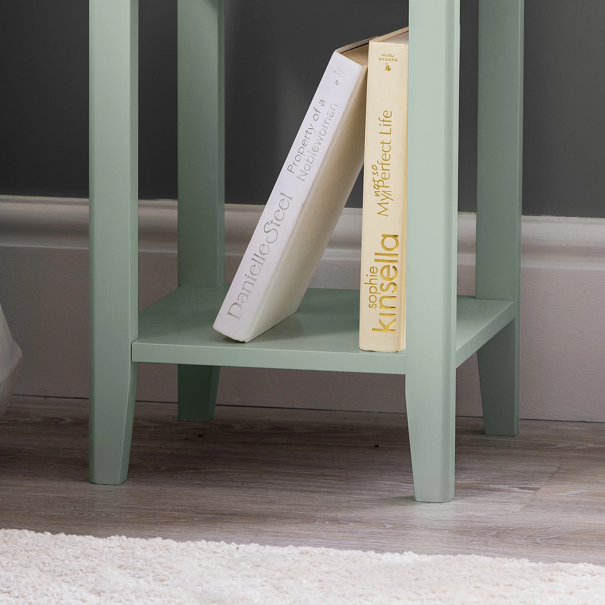 Ilsington Slim Bedside Table with Shelf - Image 28
