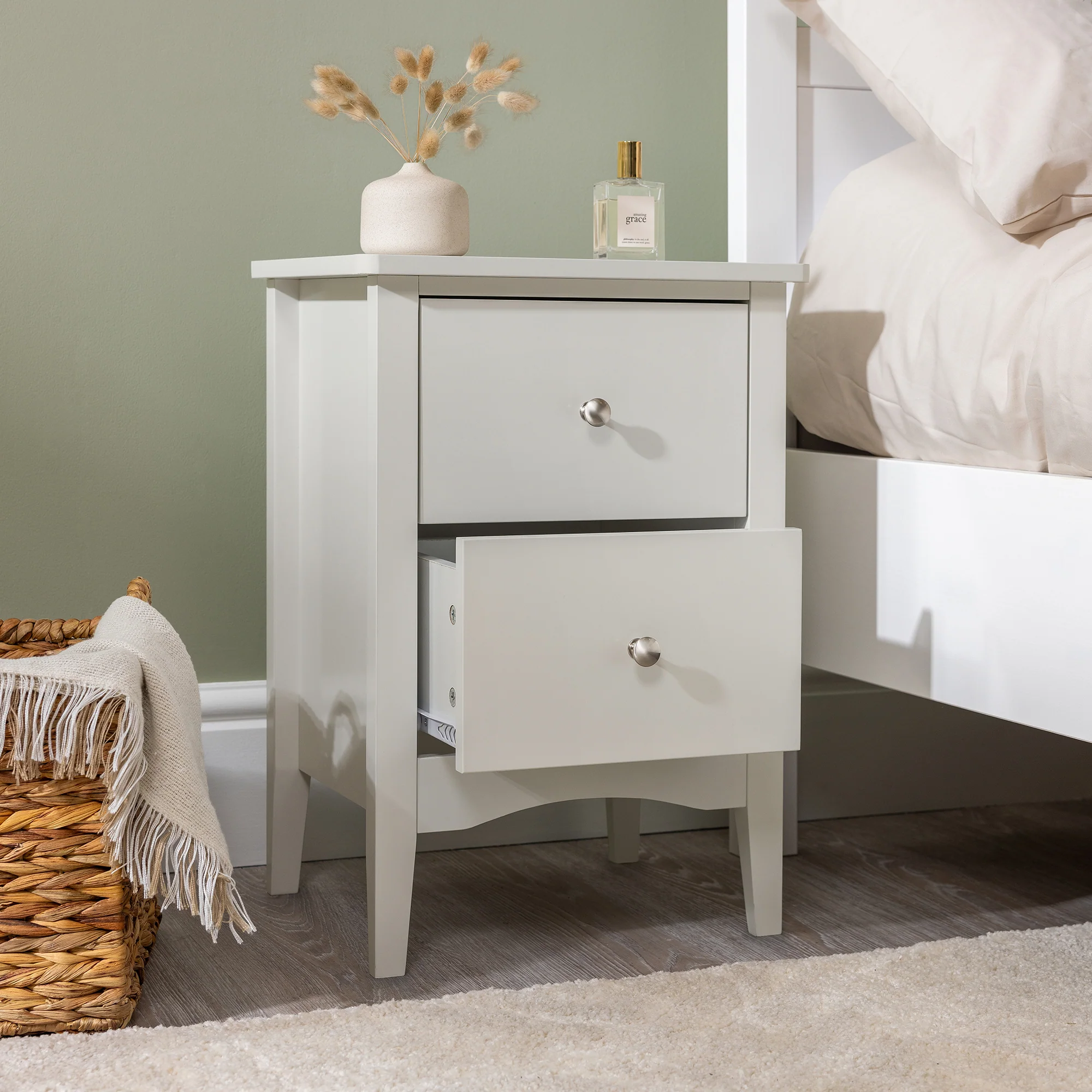 Ilsington 2 Drawer Bedside Table - Image 18
