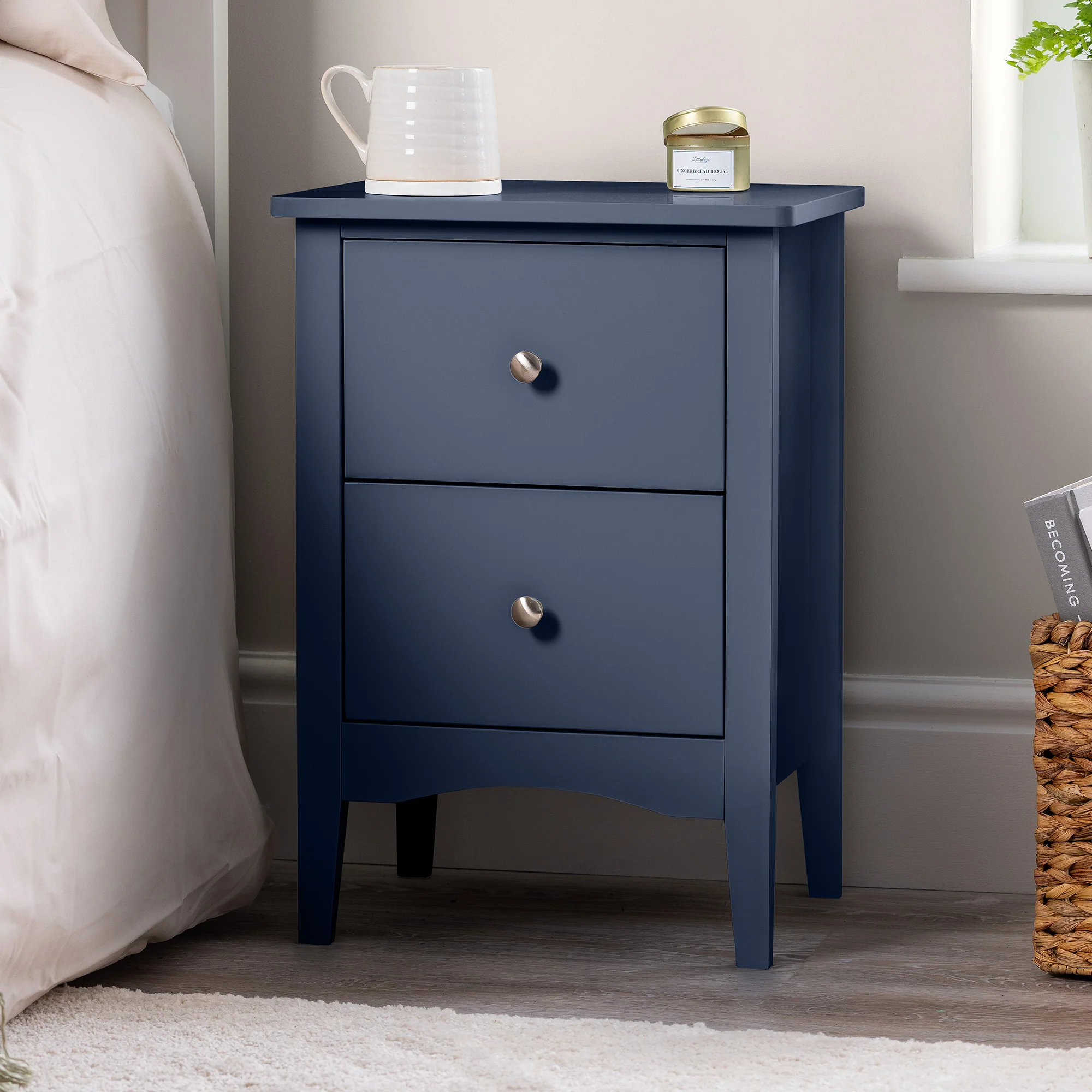 Ilsington 2 Drawer Bedside Table - Image 21