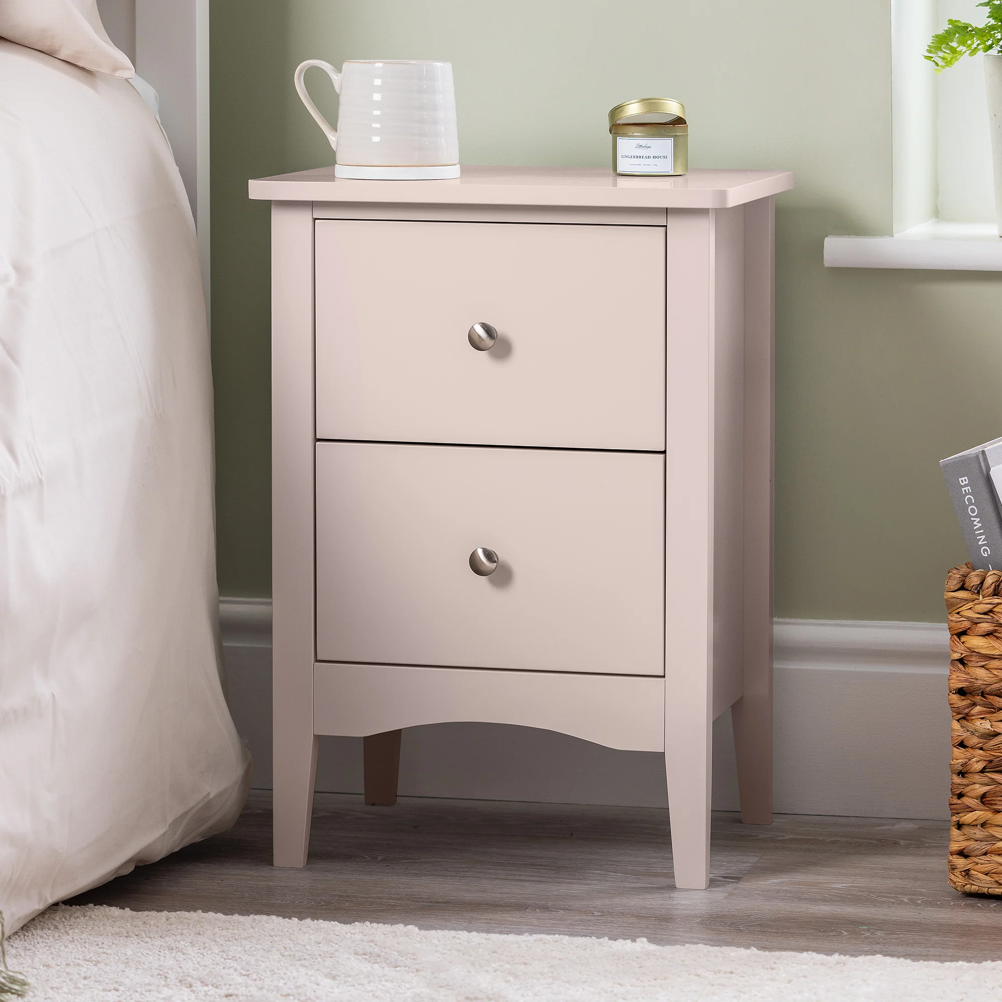Ilsington 2 Drawer Bedside Table - Image 25