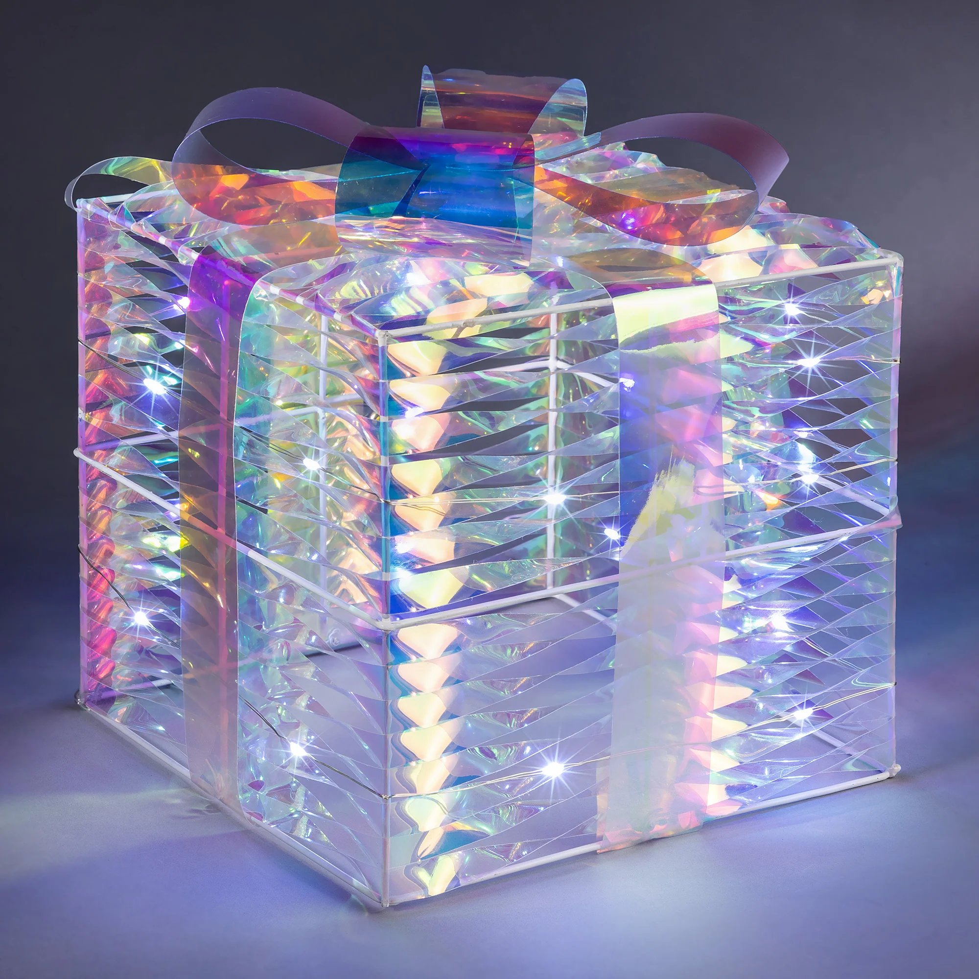 Iridescent Christmas Present Lights (Set of 3) - Image 4