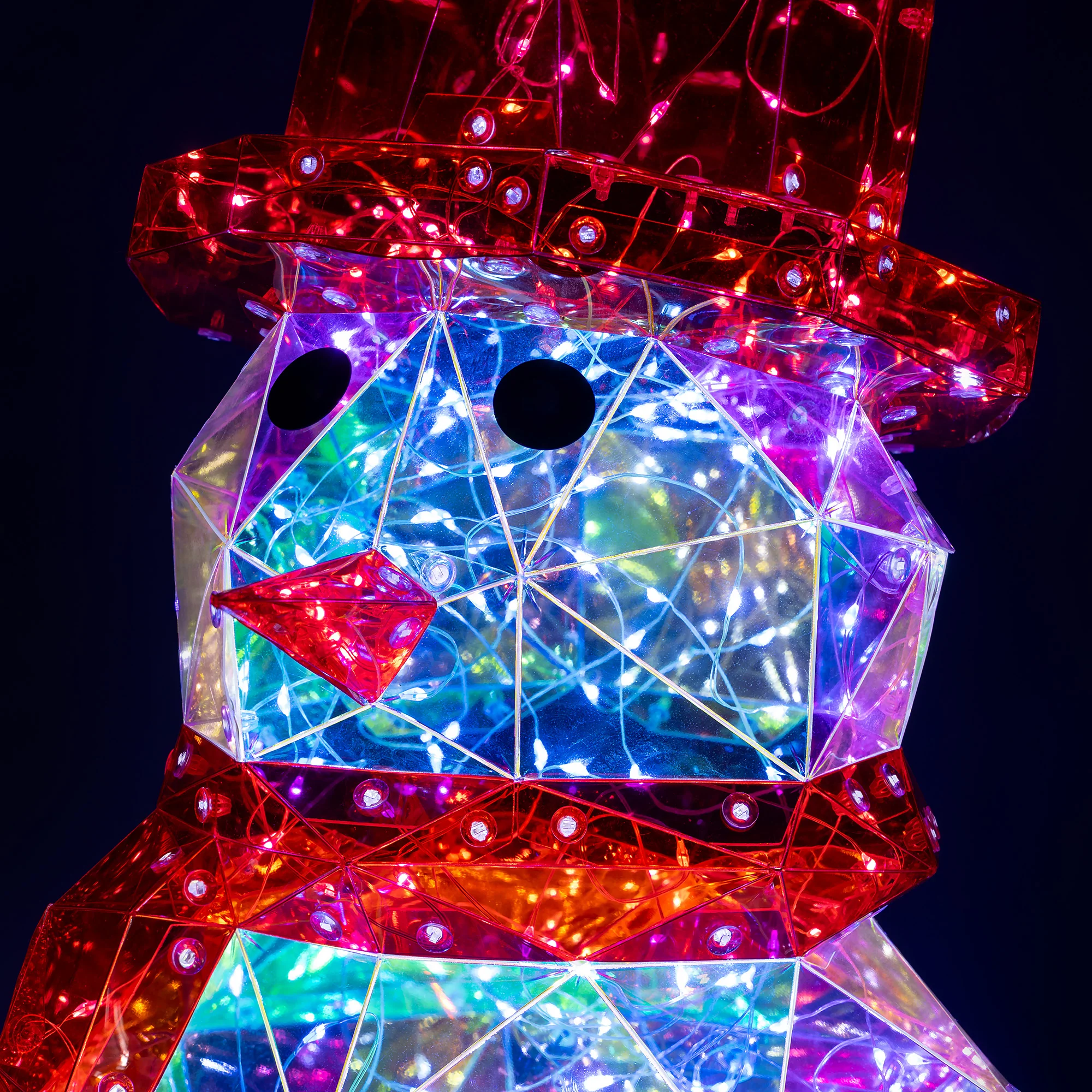 Iridescent Snowman Light (40cm) - Image 3