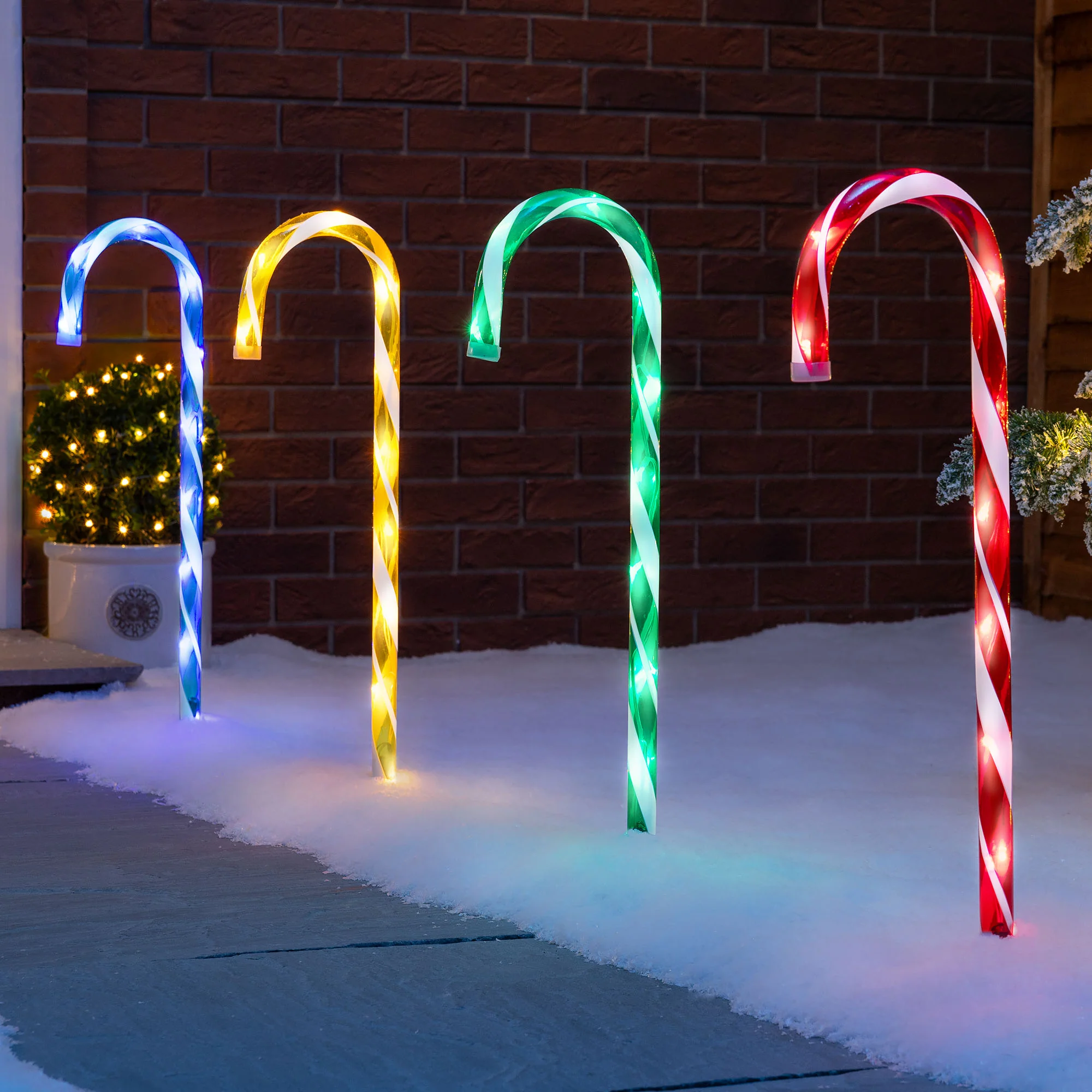 Large Candy Cane Path Lights - Image 6