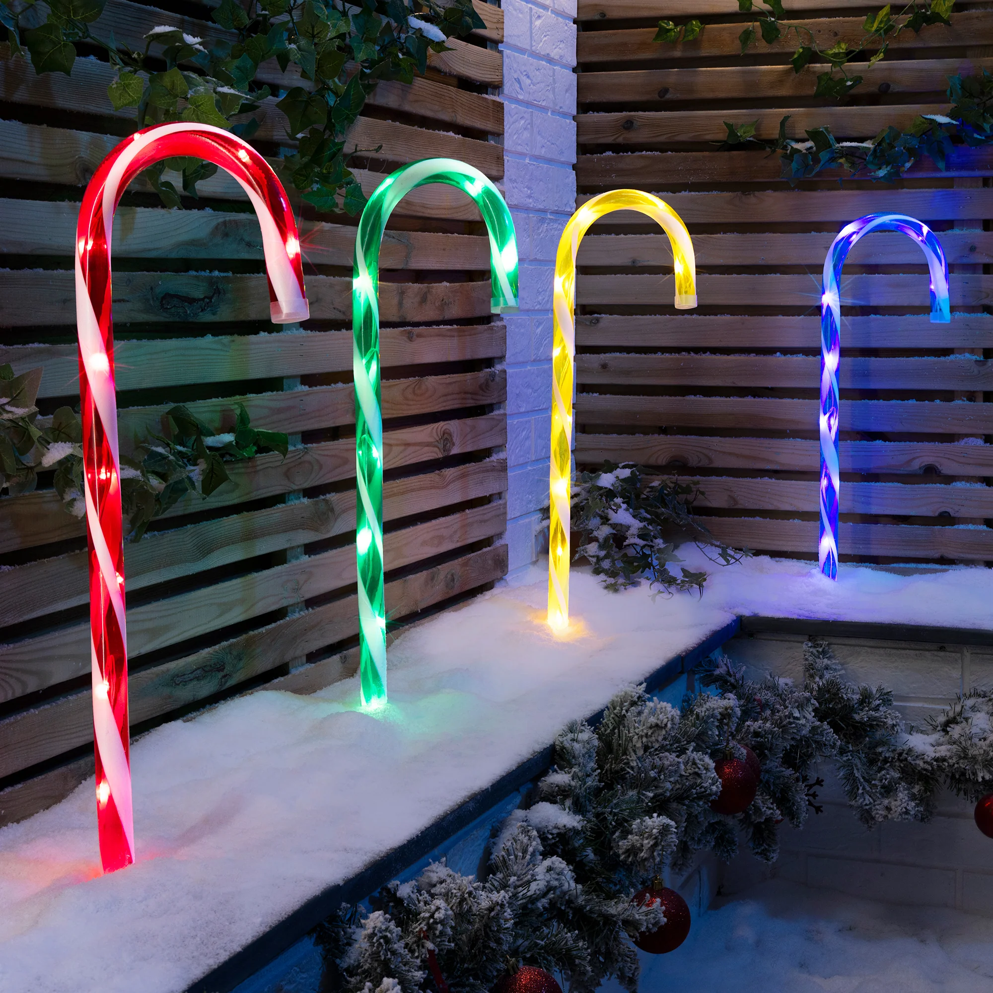 Large Candy Cane Path Lights - Image 7