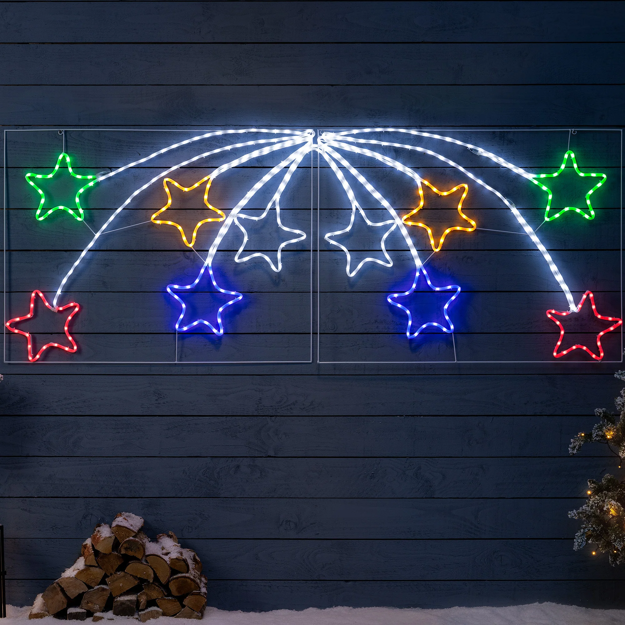 Shooting Star Scene Rope Light