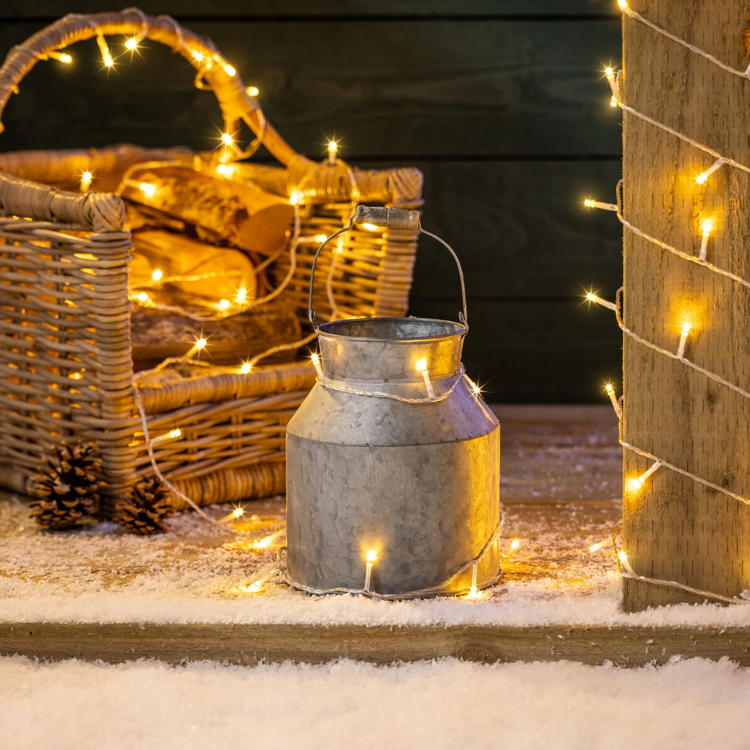 Battery Christmas Lights (Clear Cable) - Image 2