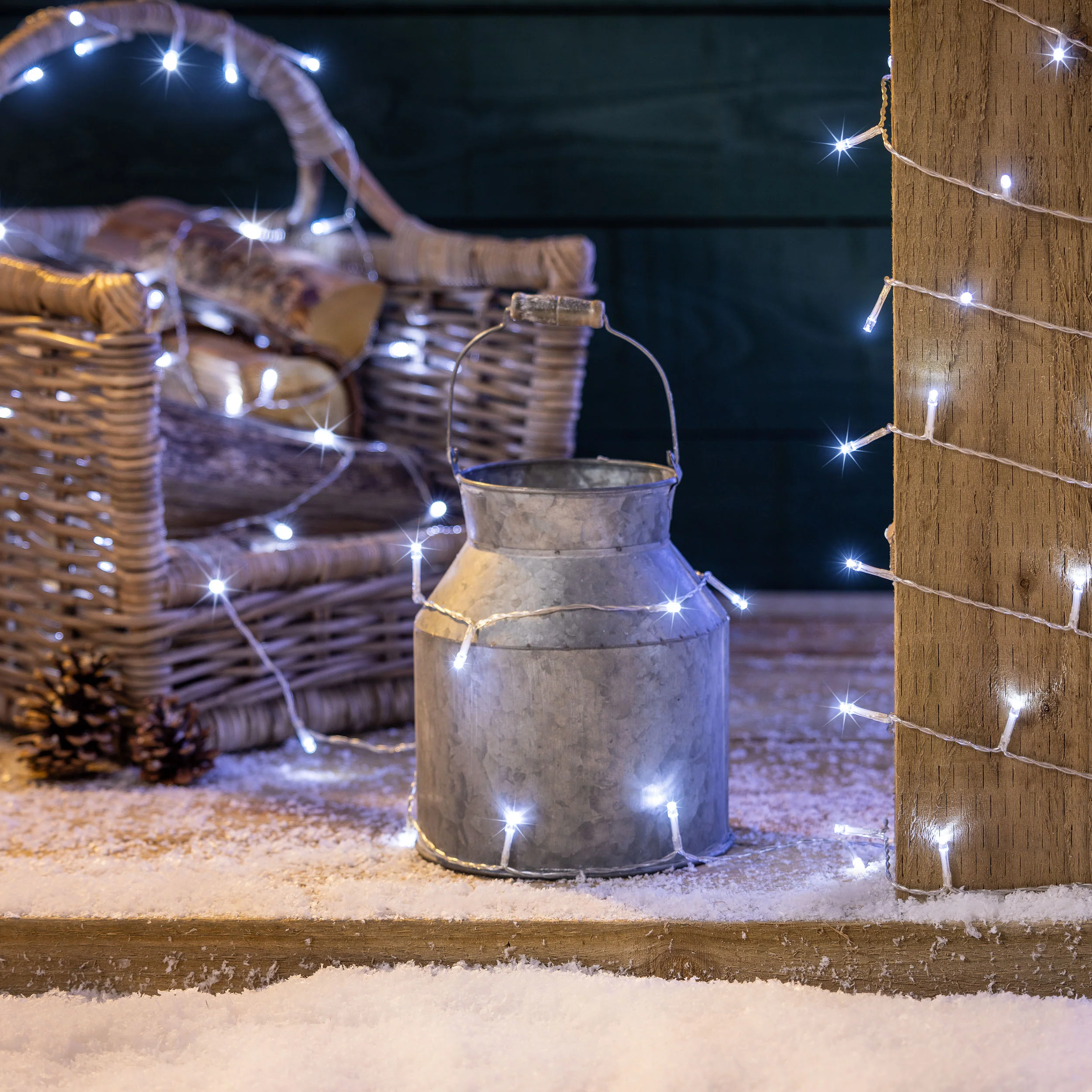 Battery Christmas Lights (Clear Cable) - Image 6