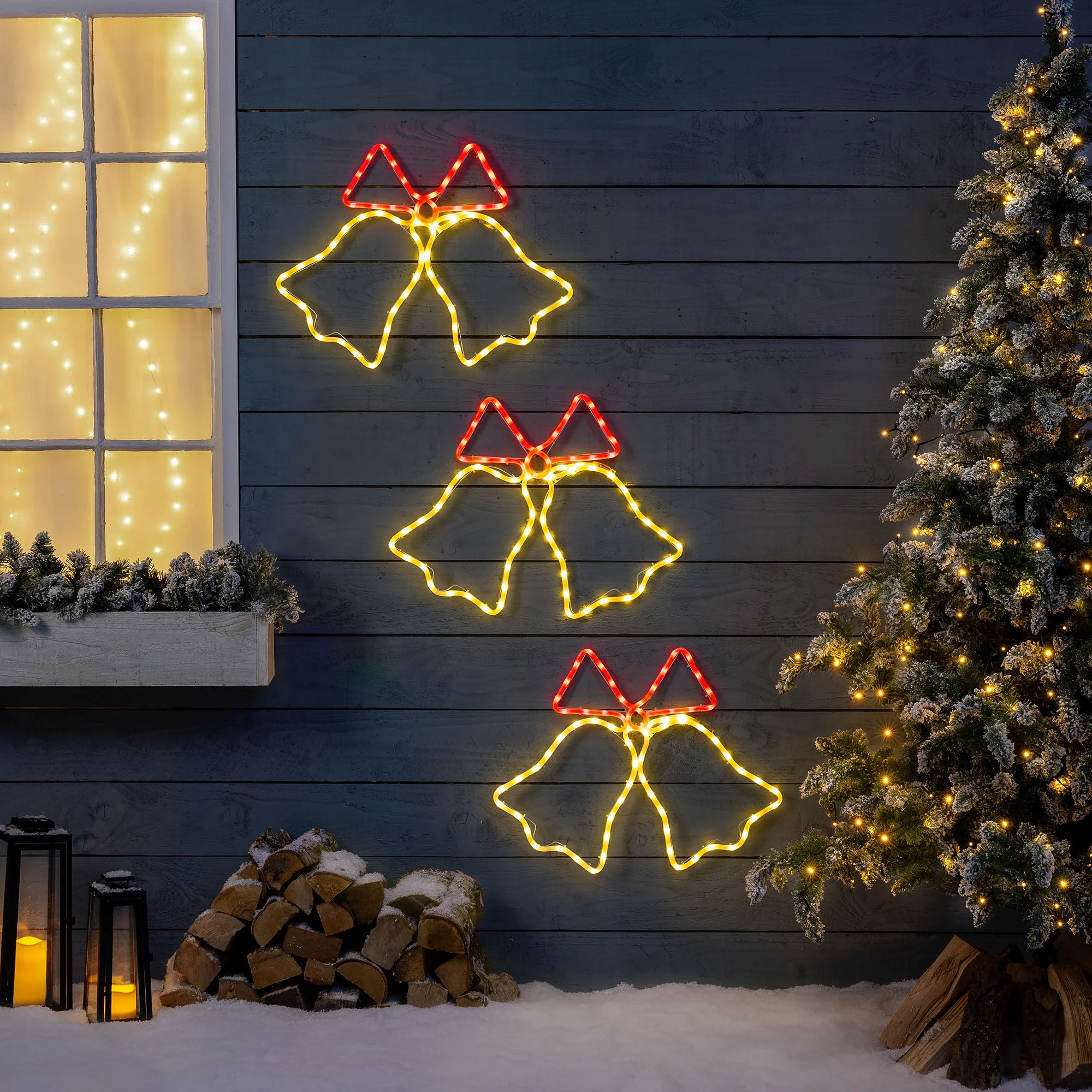 Animated LED Christmas Bell Lights - Image 4