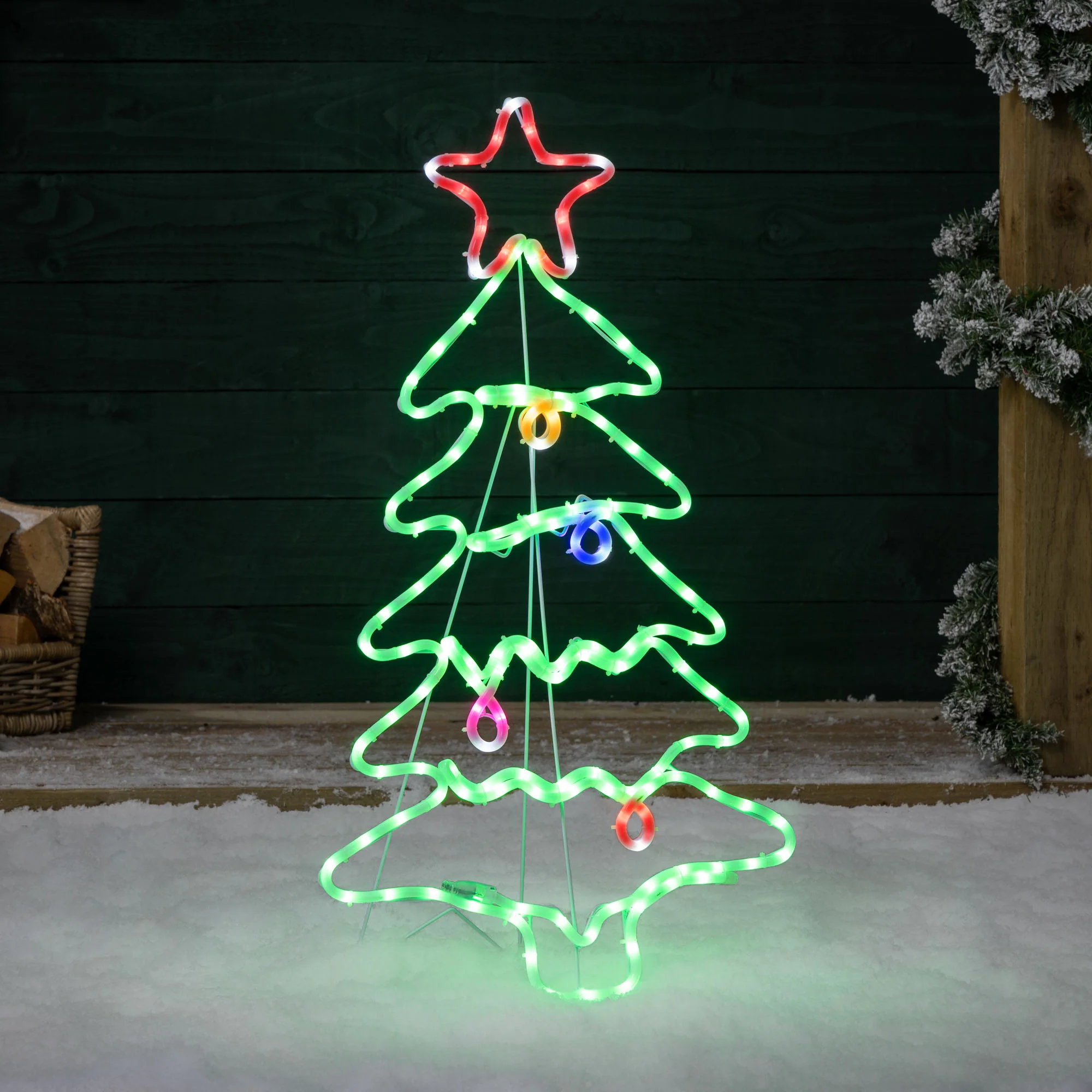 LED Christmas Tree Silhouette Light (85cm) - Image 4