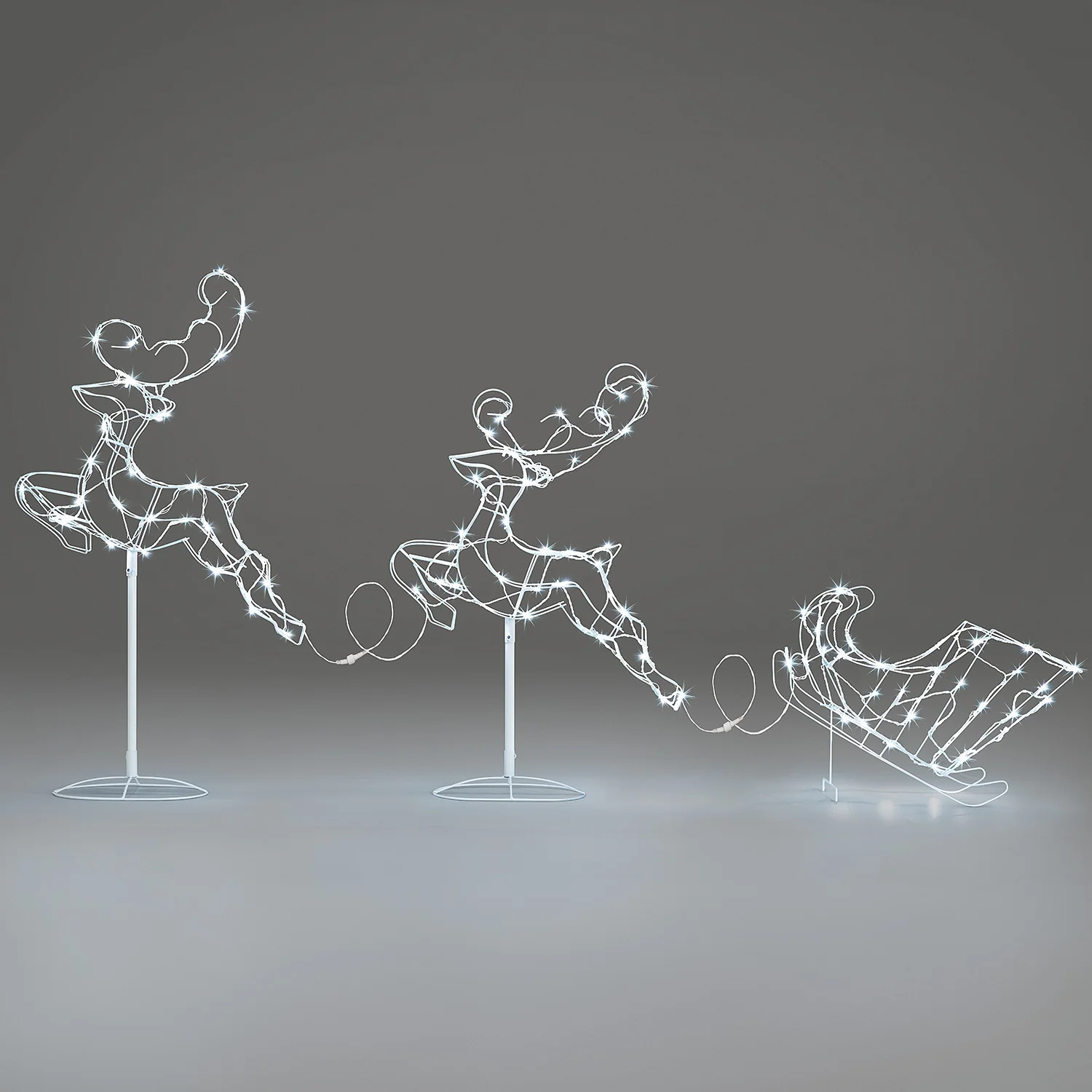 Flying Reindeer & Sleigh Light - Image 4