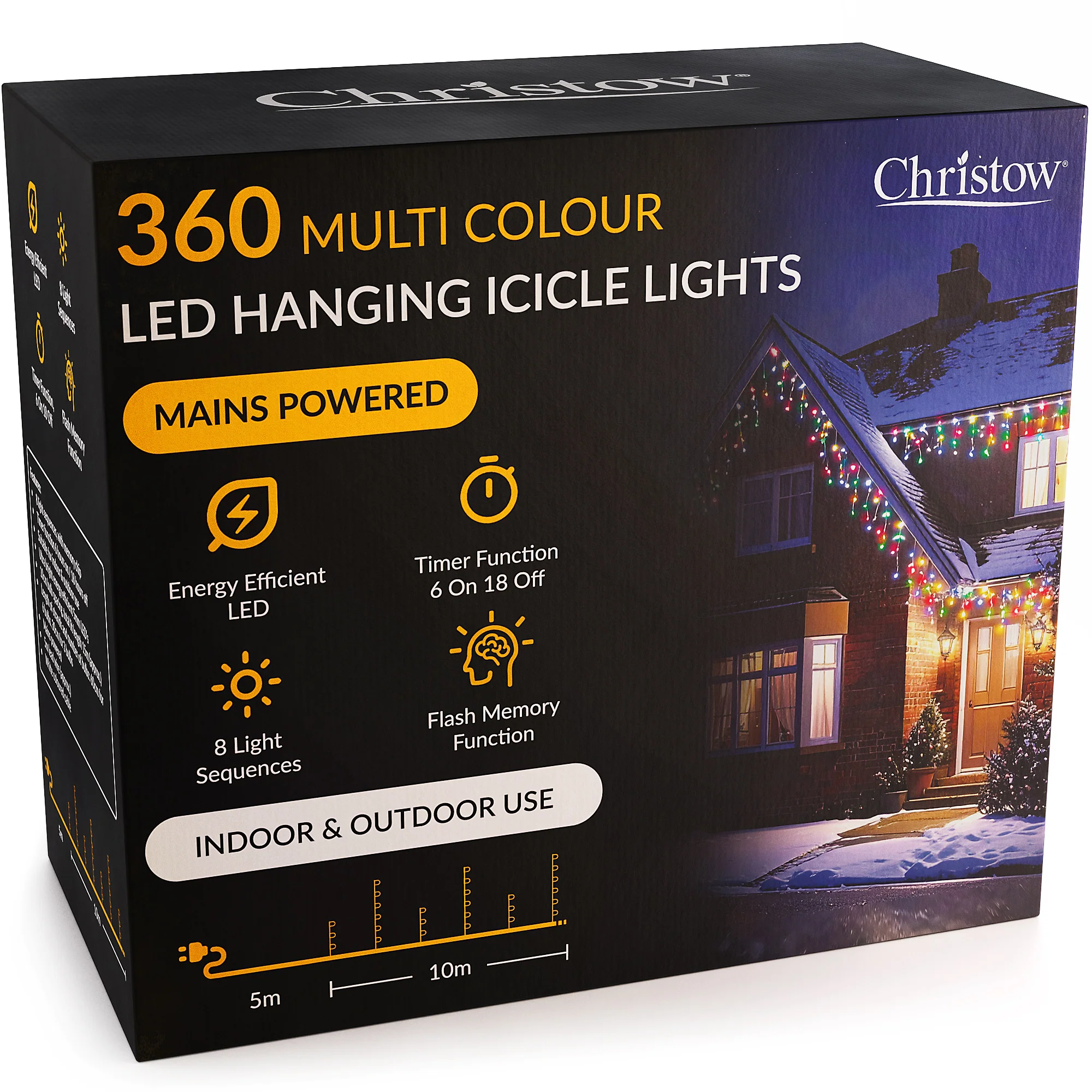 LED Hanging Icicle Christmas Lights - Image 17