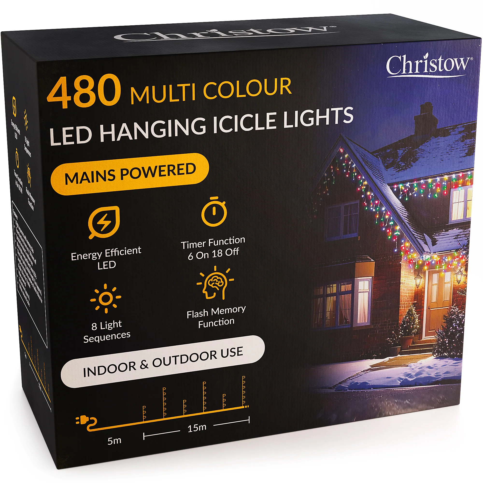 LED Hanging Icicle Christmas Lights - Image 19