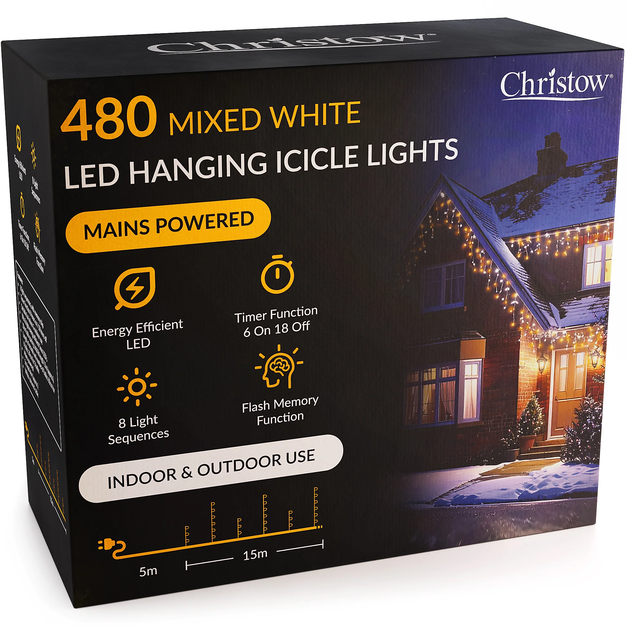 LED Hanging Icicle Christmas Lights - Image 29