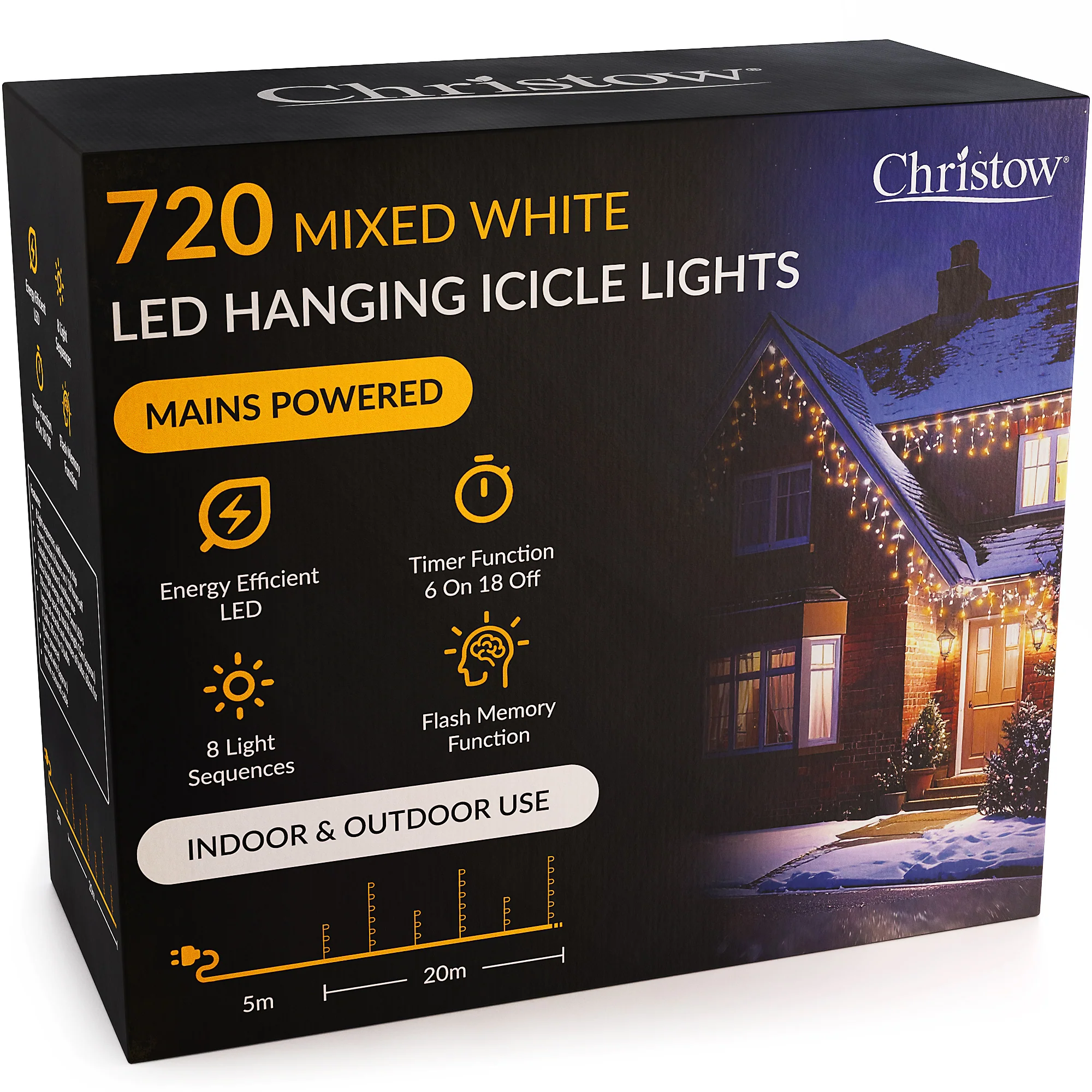 LED Hanging Icicle Christmas Lights - Image 31