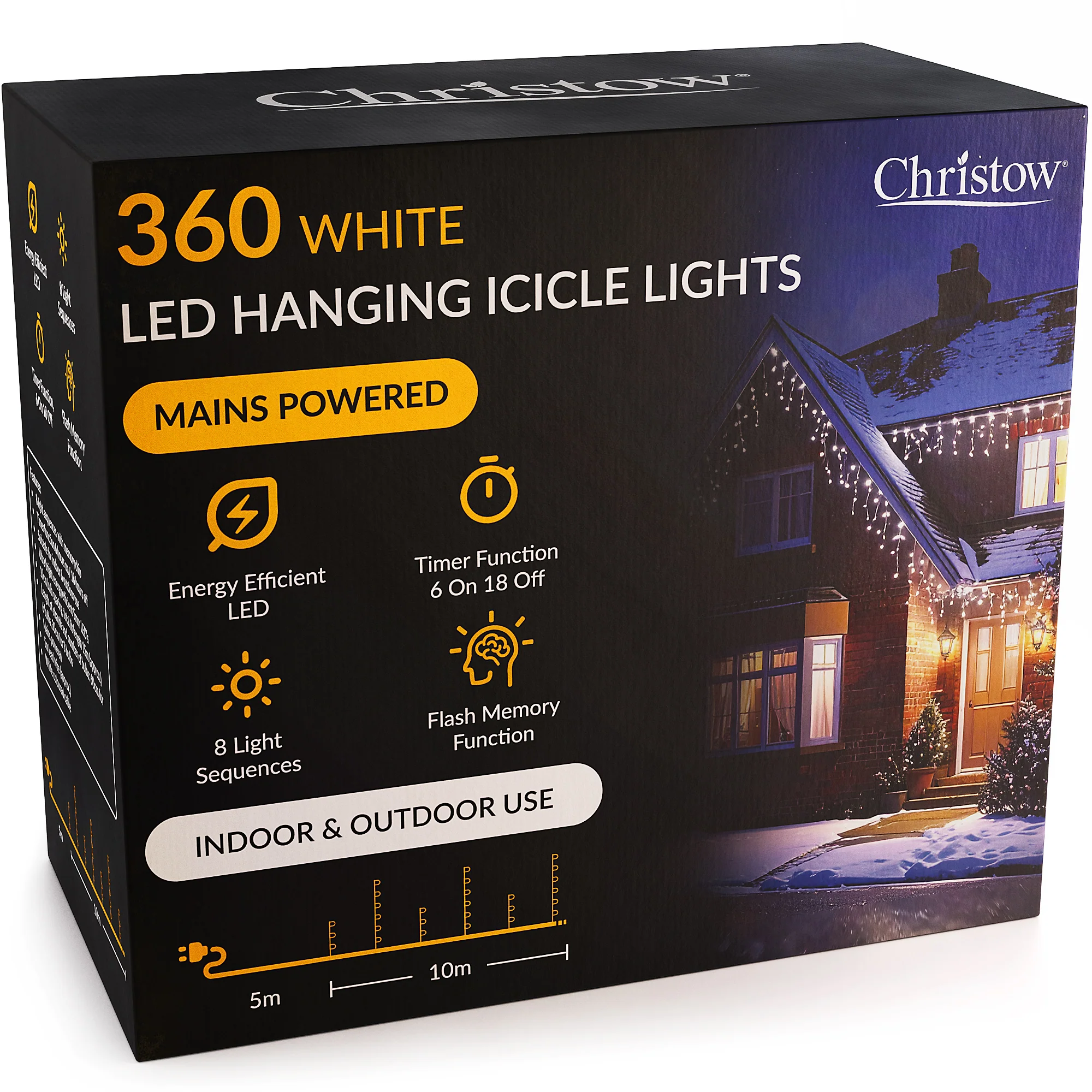 LED Hanging Icicle Christmas Lights - Image 41