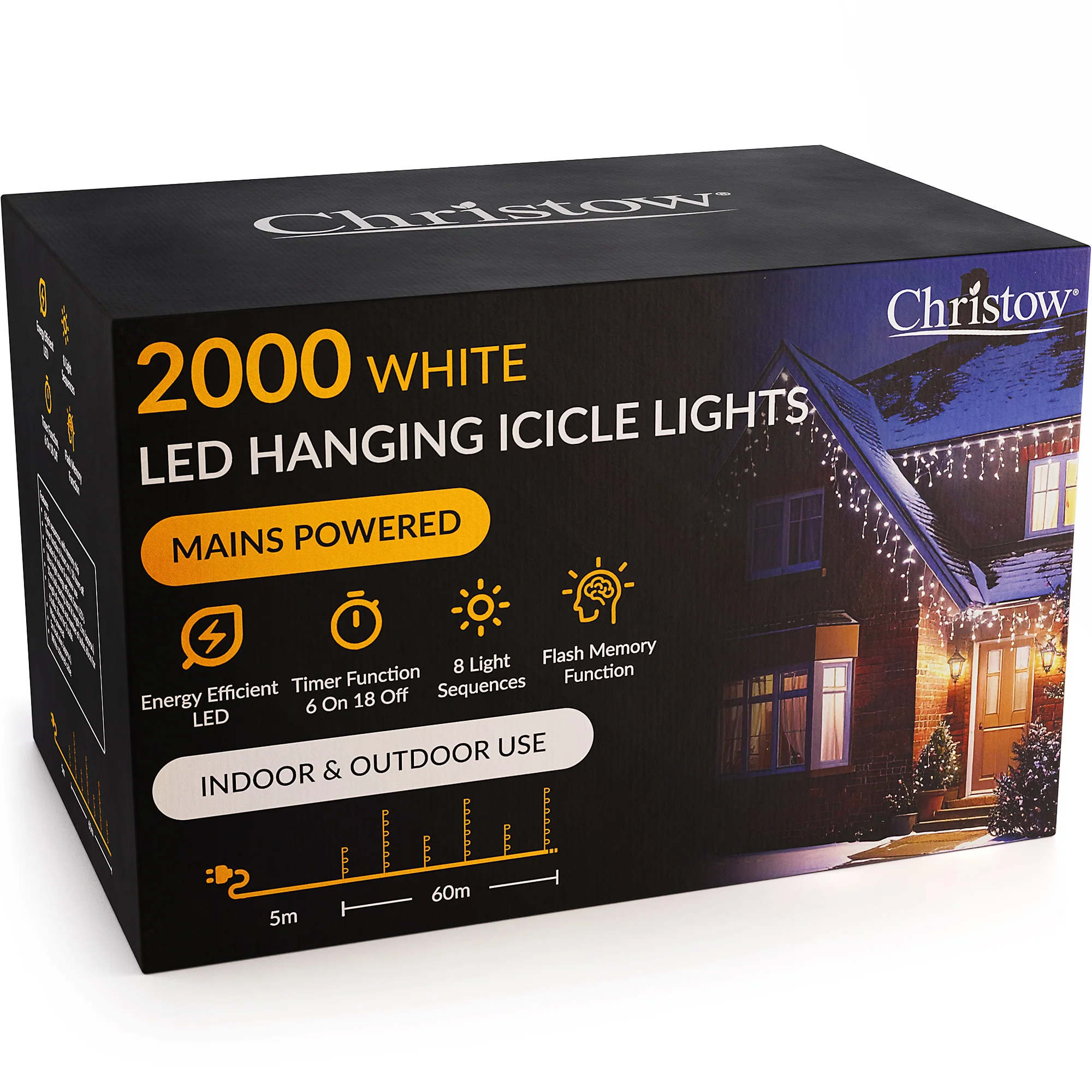 LED Hanging Icicle Christmas Lights - Image 49