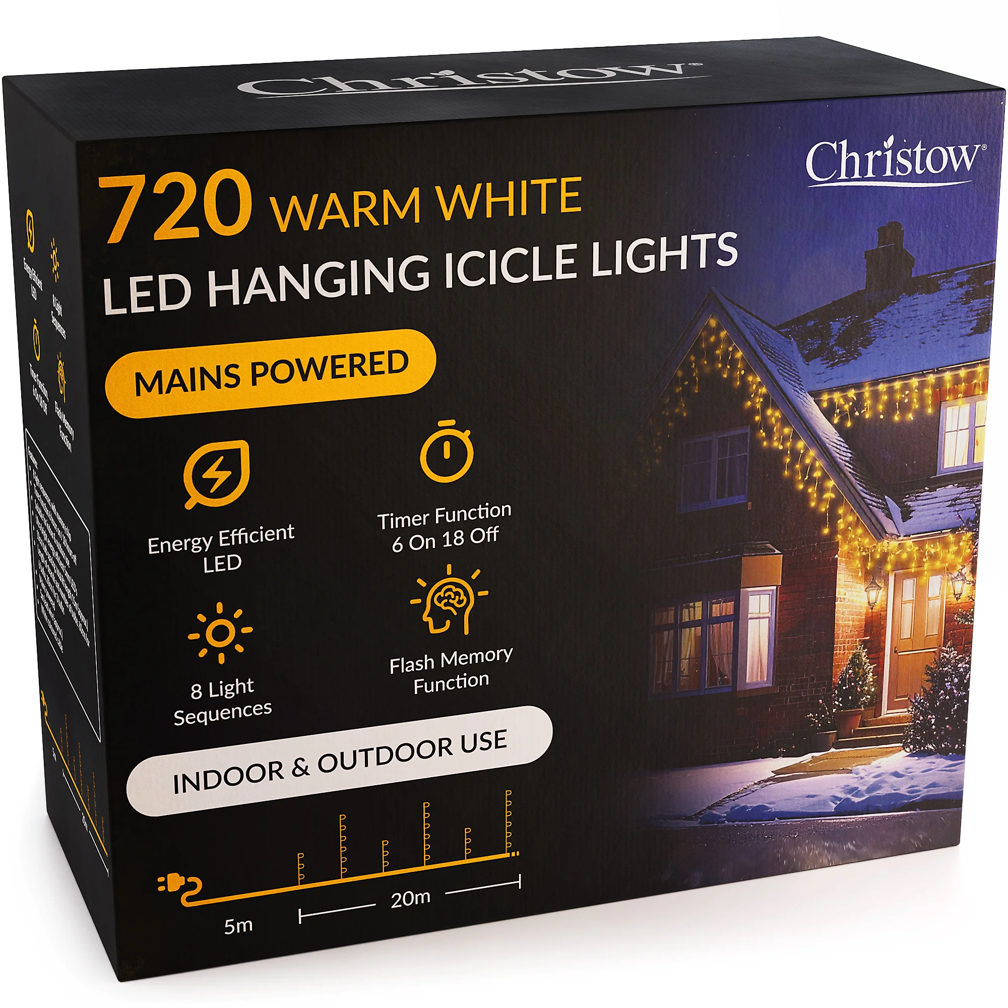 LED Hanging Icicle Christmas Lights - Image 59