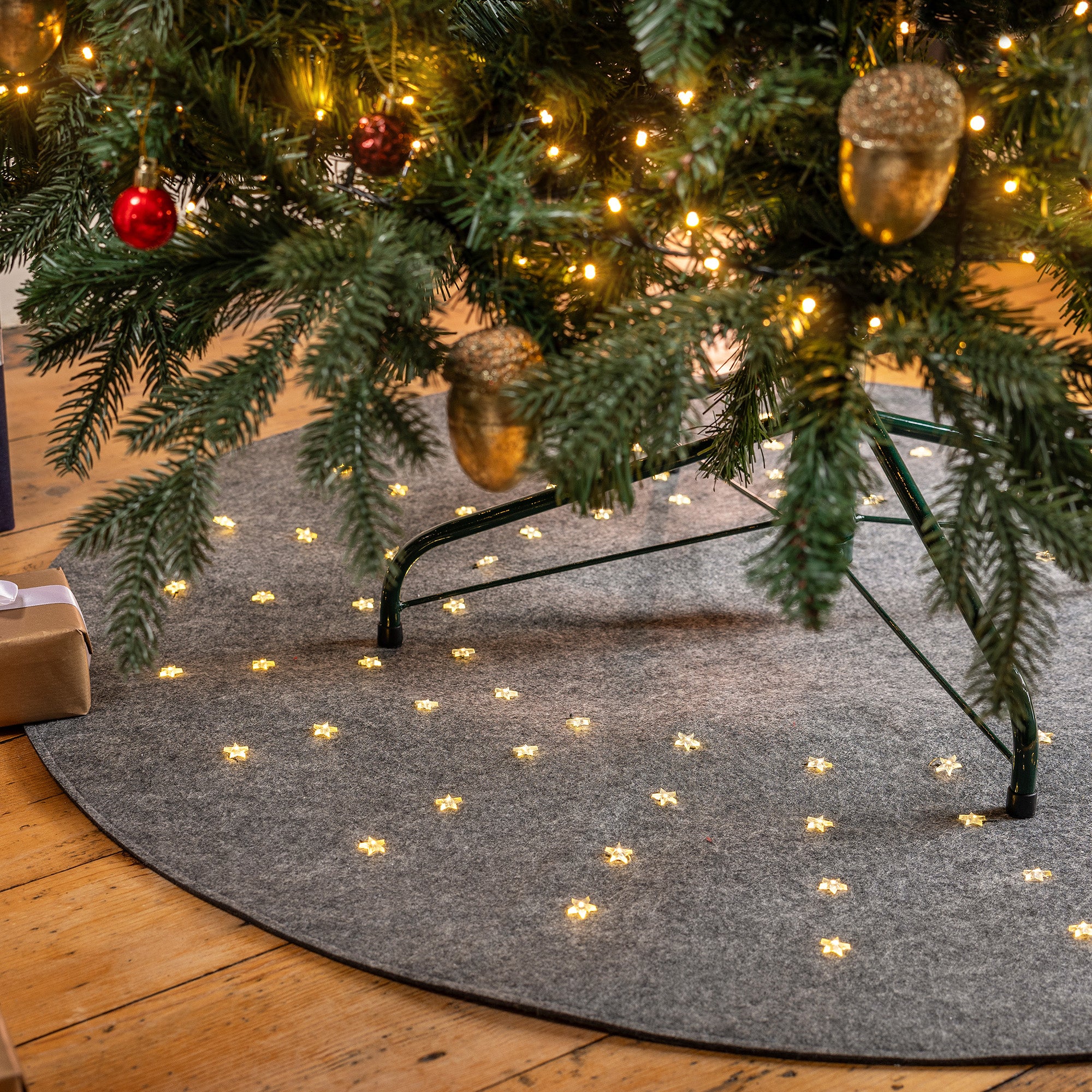 Starry LED Christmas Tree Mat (90cm) - Image 5