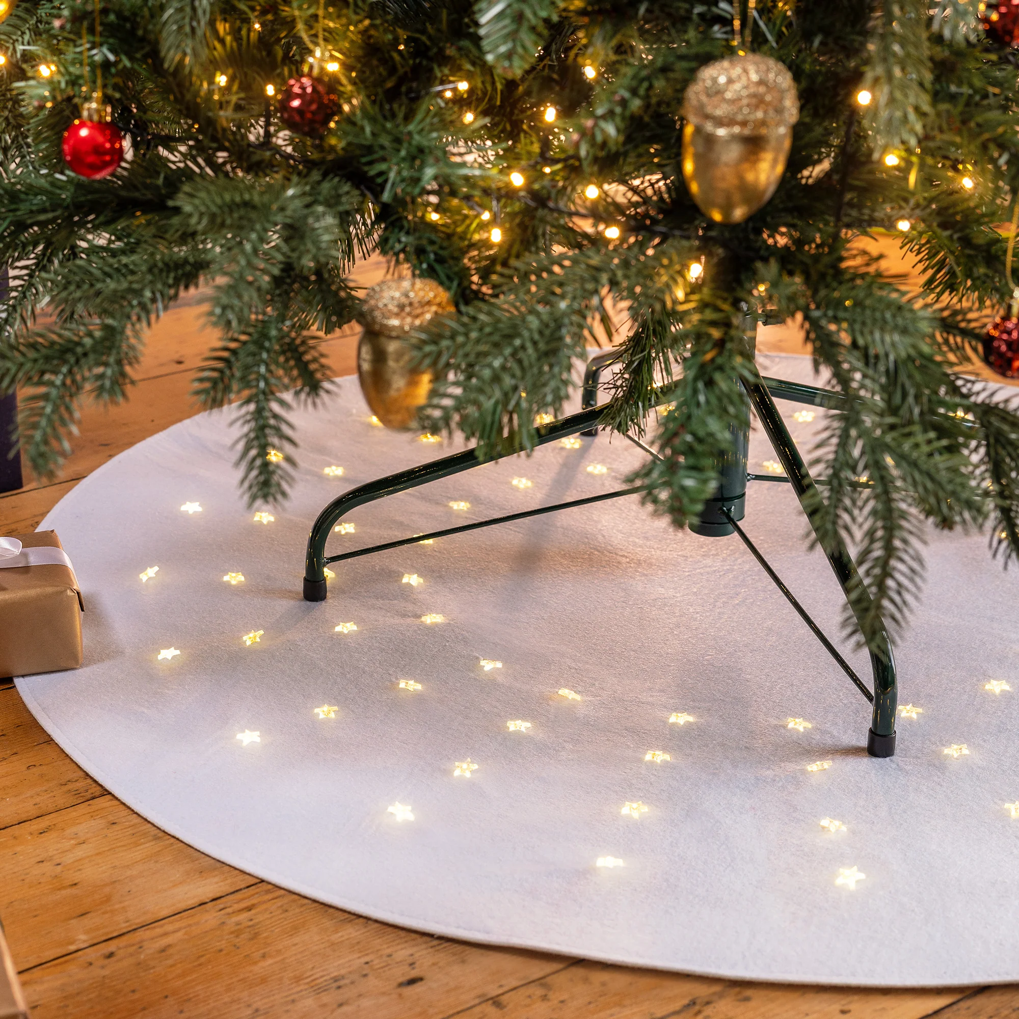 Starry LED Christmas Tree Mat (90cm) - Image 9