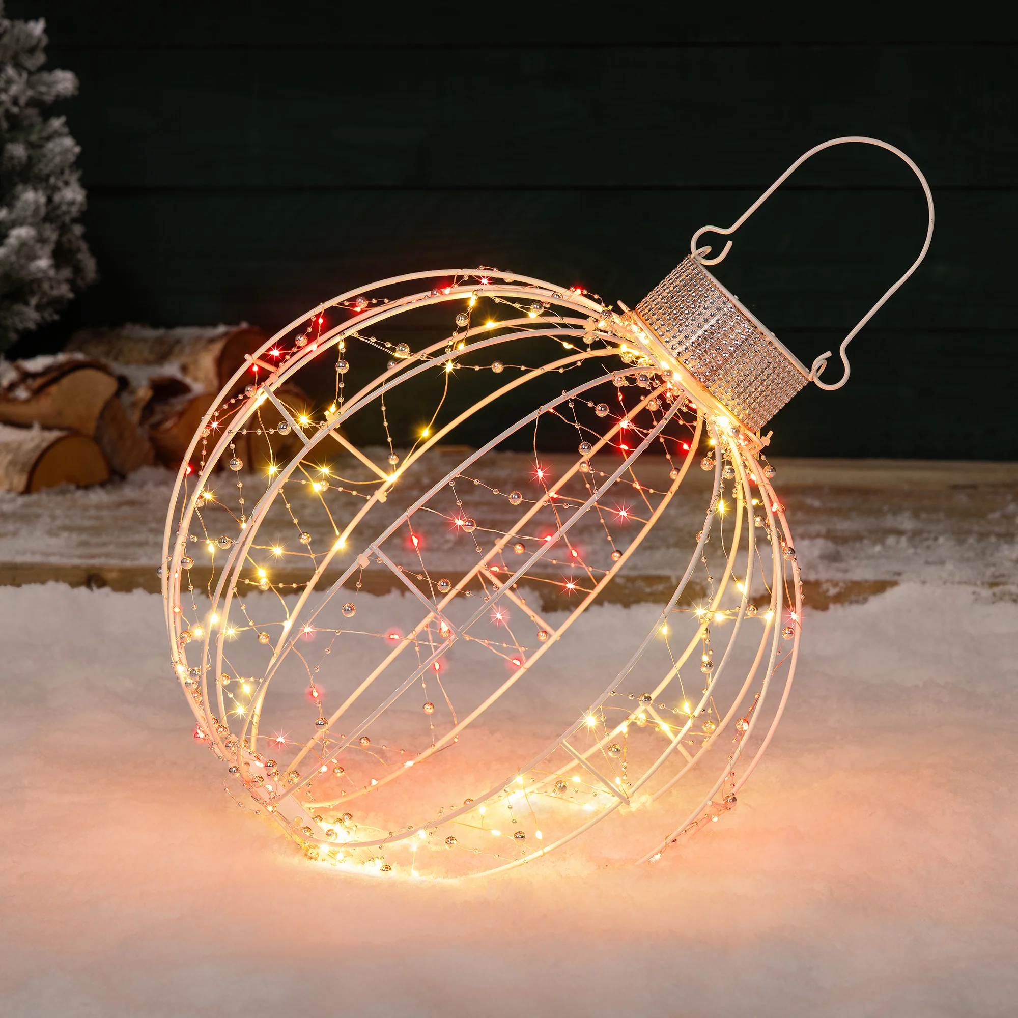 3D Light Up Christmas Bauble (40cm) - Image 9