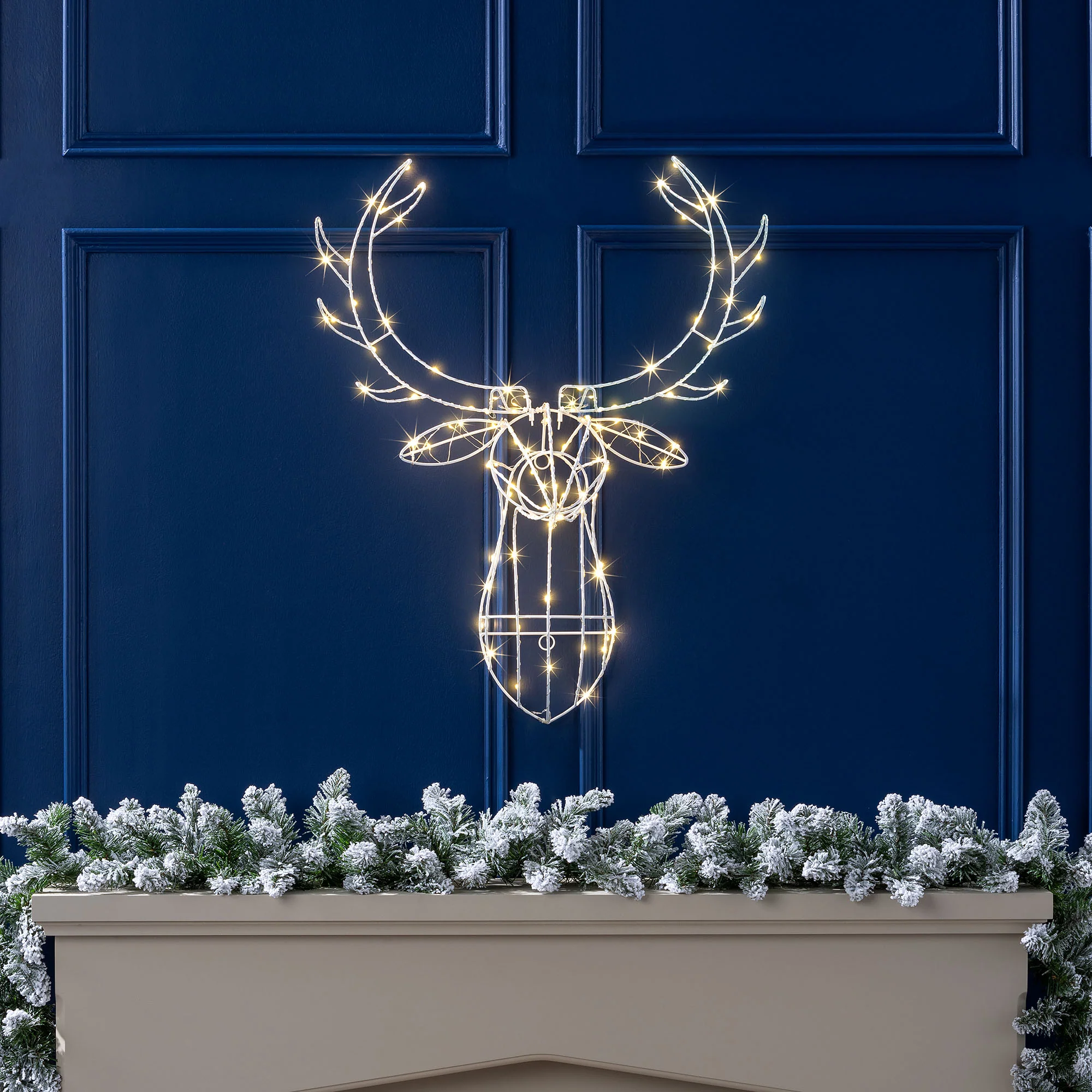 Light Up Stag Head (70cm) - Image 3
