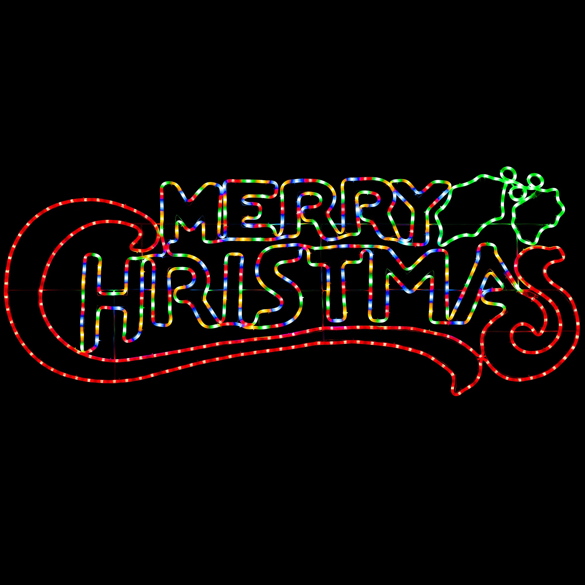 Merry Christmas Rope Light Sign - Image 2