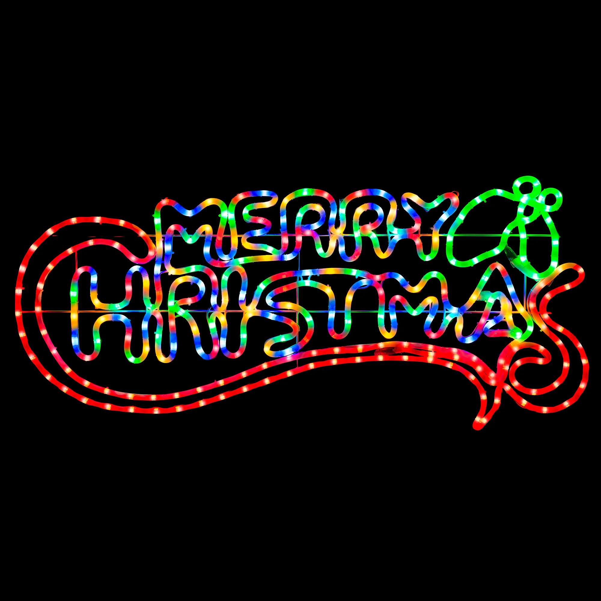 Merry Christmas Rope Light Sign - Image 5
